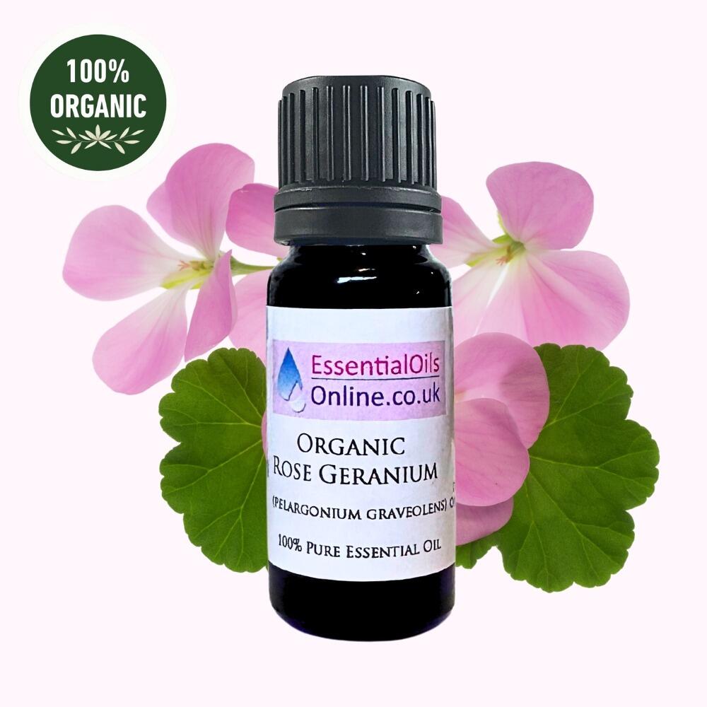 Organic Rose Geranium essential oil