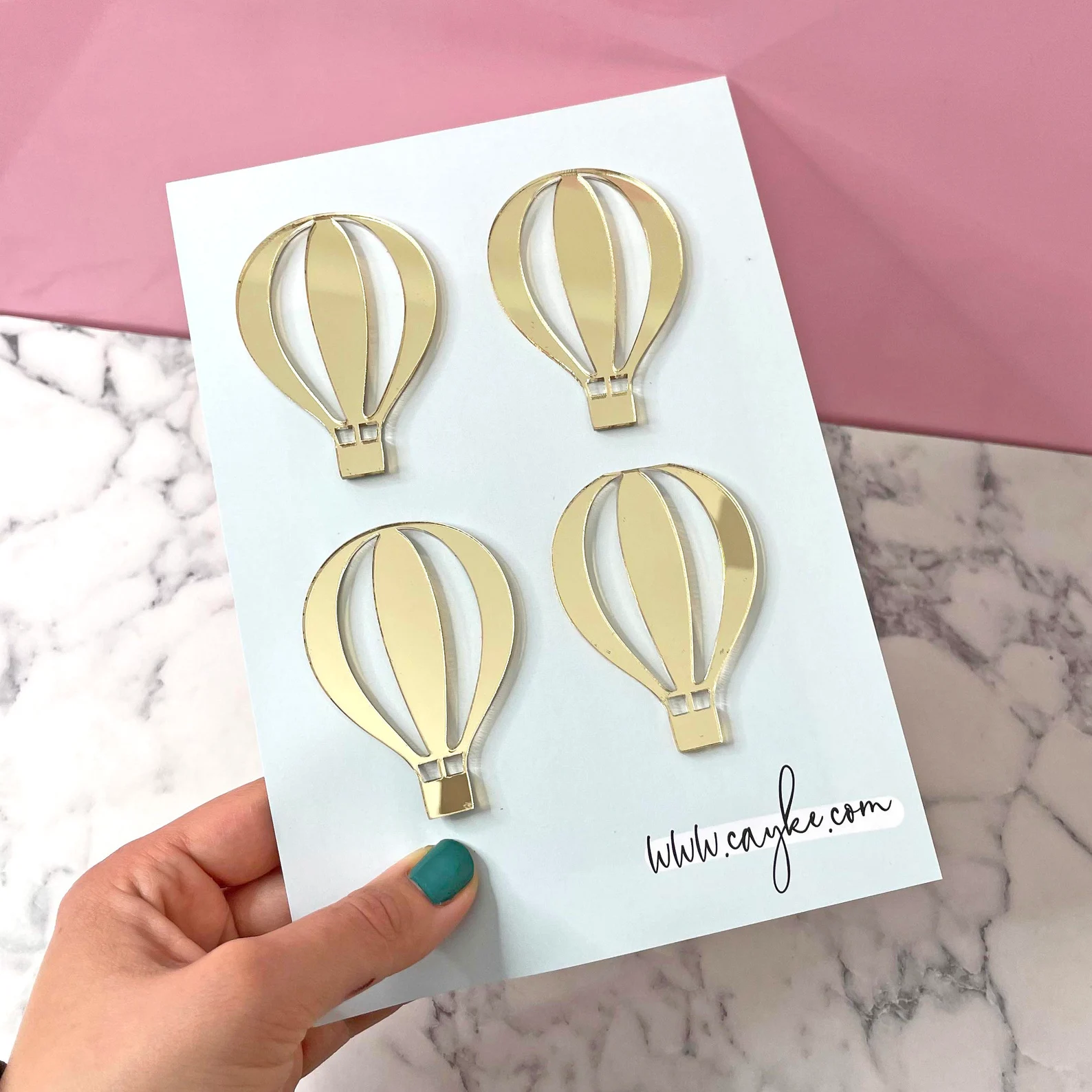 Hot Air Balloon Cupcake Toppers