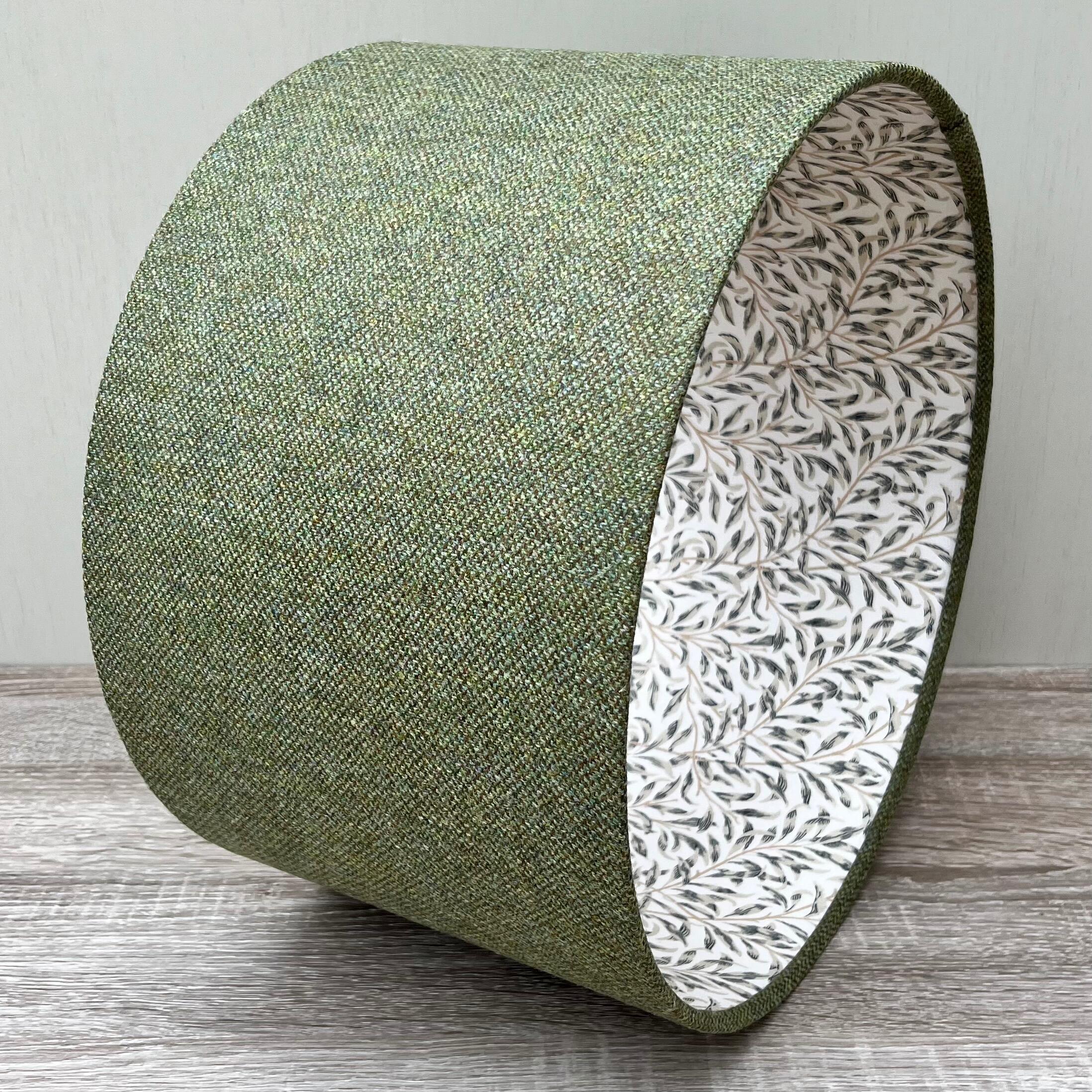 SALE - William Morris Willow Bough Green 12x14x12 Empire outlet Handmade Lampshade with Copper Lining (Ready to Ship)