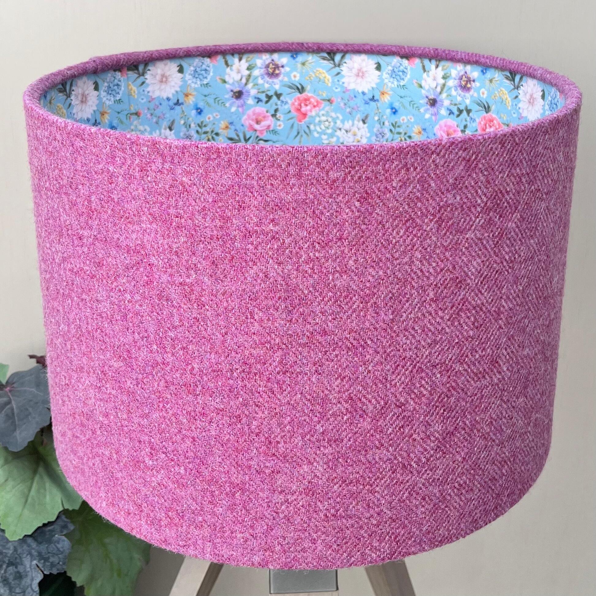 Dark Pink Double Sided Tweed Lampshades — free download