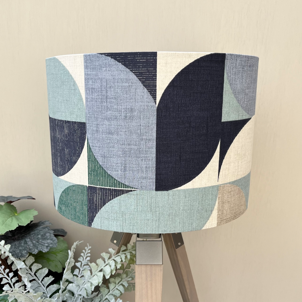 Bold Colorful Geometric Lamp Shades photo