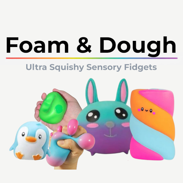 Foam & Dough Filled Fidget Toys – Satisfying Squishy Sensory Toys