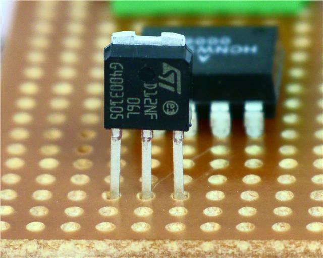 5 x STD12NF06L N-channel MOSFET Transistor 12A 60V Logic Level Arduino ...