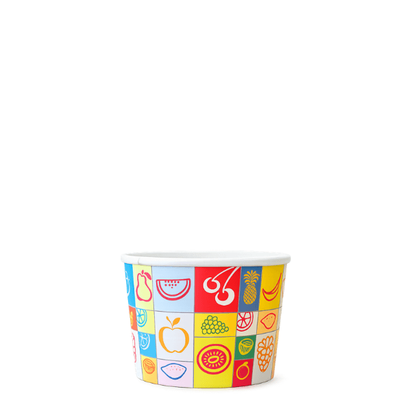 TYPE 250 290ml Ice Cream Tub - Tutti Frutti -1