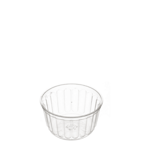 160ml Clear Ribbed Container [MZ161R] -2