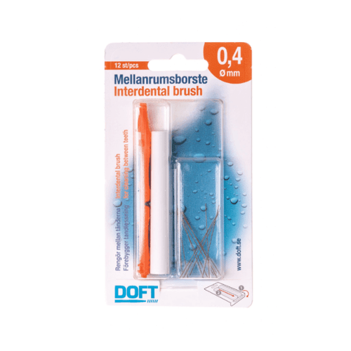 0.4mm Interdental Brushes With Holder Blister Pack -1