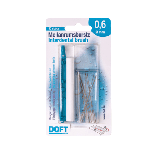 0.6mm Interdental Brushes With Holder Blister Pack -1