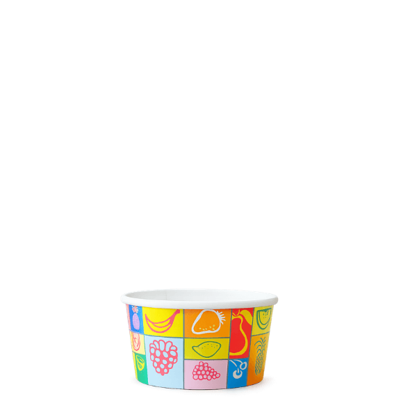 TYPE 80 90ml Ice Cream Tub - Tutti Frutti -1