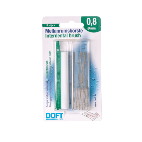 0.8mm Interdental Brushes With Holder Blister Pack -1