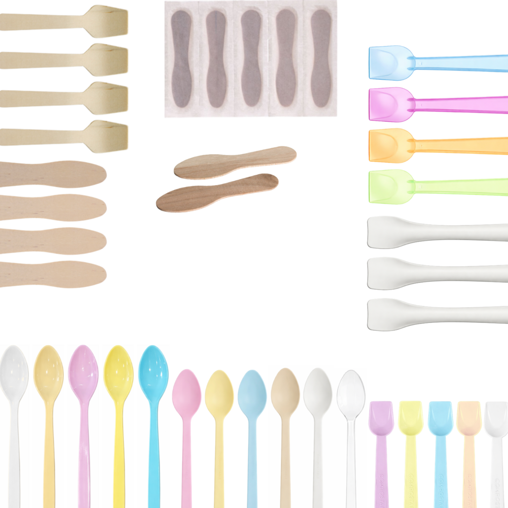Wooden vs Paper vs PLA Compostable vs Reusable Plastic Ice Cream Spoons: What's the Difference?