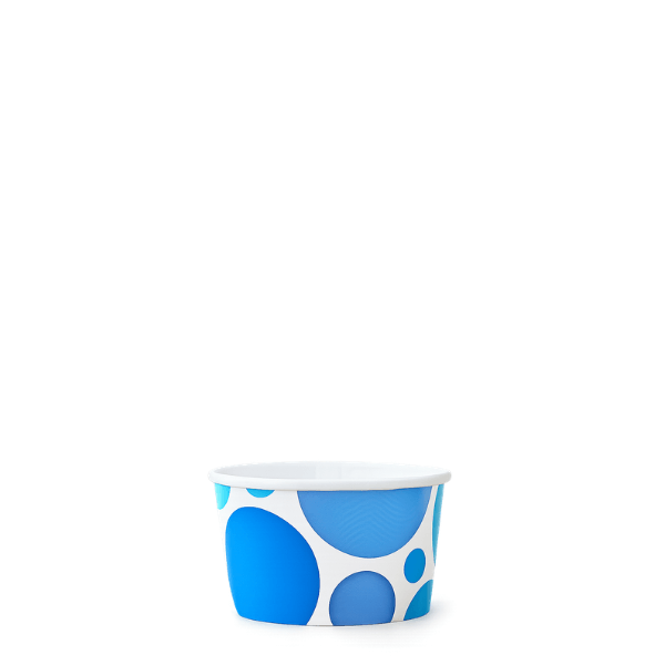 TYPE 102 155ml Ice Cream Tub - Bubbles Azzurra -1