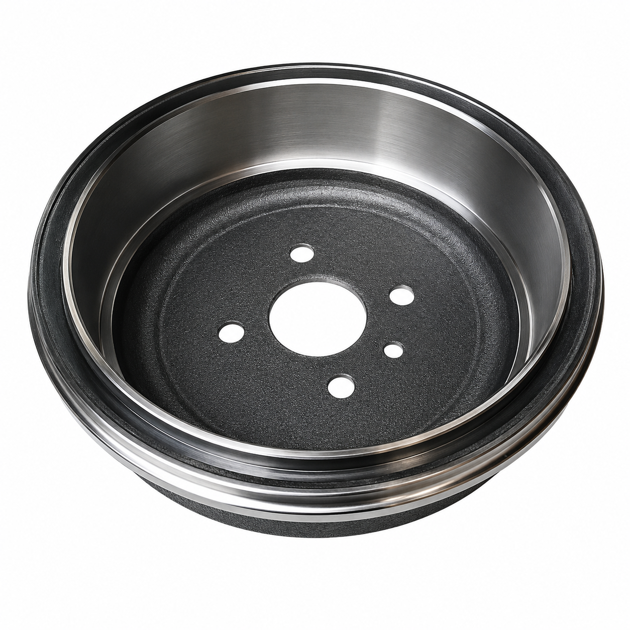 Opel Ascona B, Opel Manta B & Vauxhall Cavalier Mk1 rear brake drum 230mm with 4x100 PCD premium replacement, rear view, high-quality direct replacement brake drum for classic Opel and Vauxhall models.