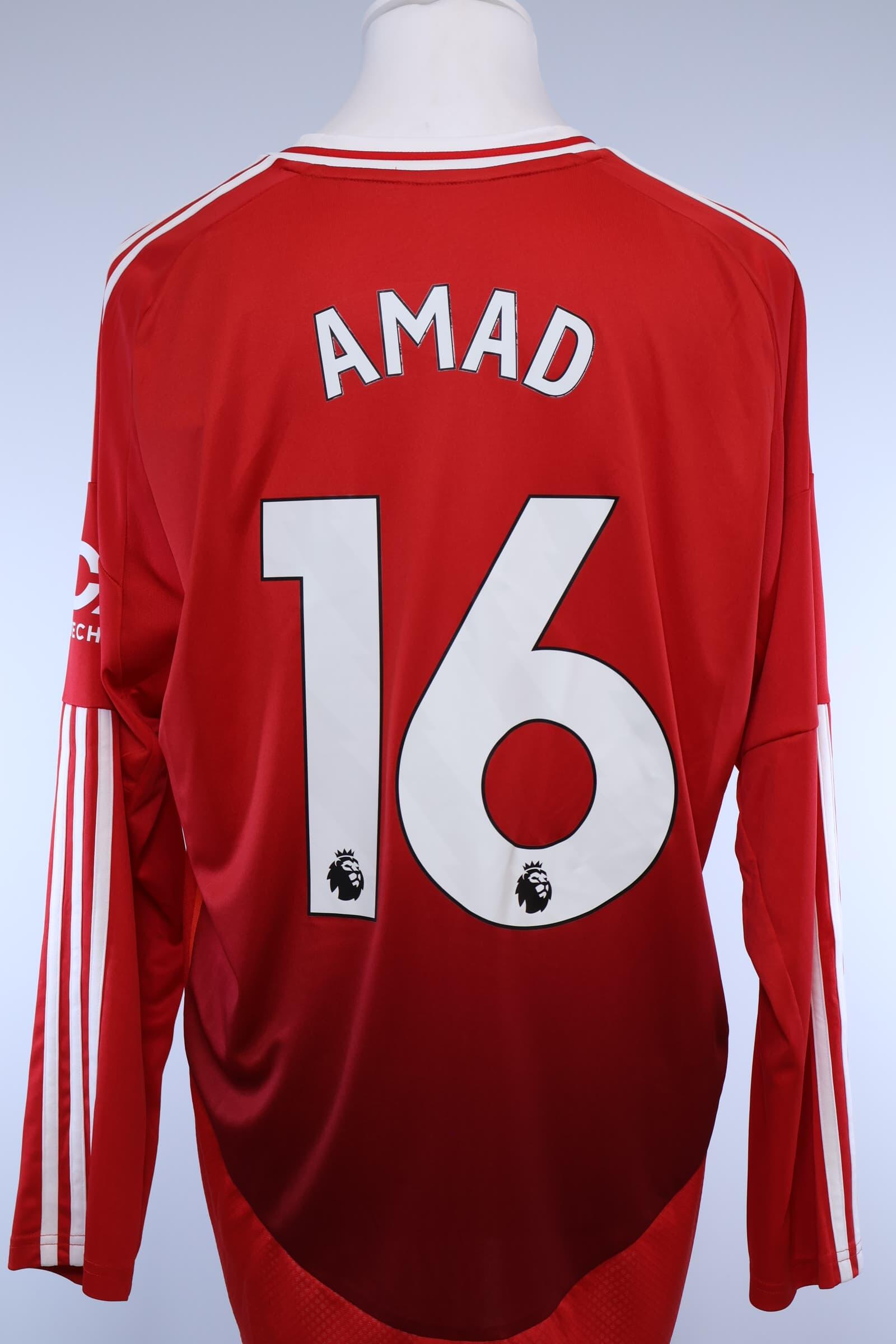 Manchester United 2024/25 Amad #16 Home Shirt - XLAuthentic Original Football Shirt