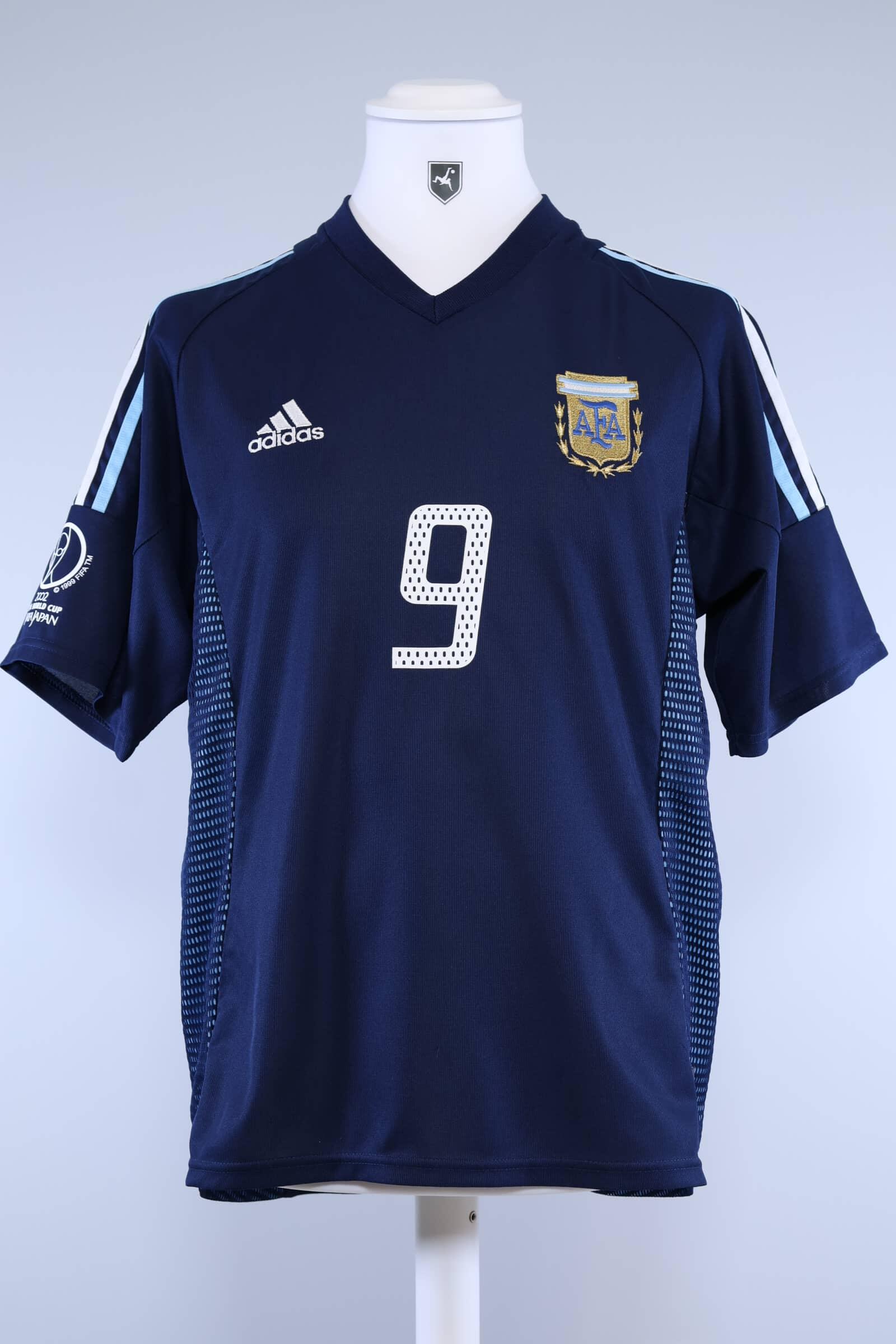 2002/04 - ARGENTINA - BATISTUTA - #9 - AWAY SHIRT - M