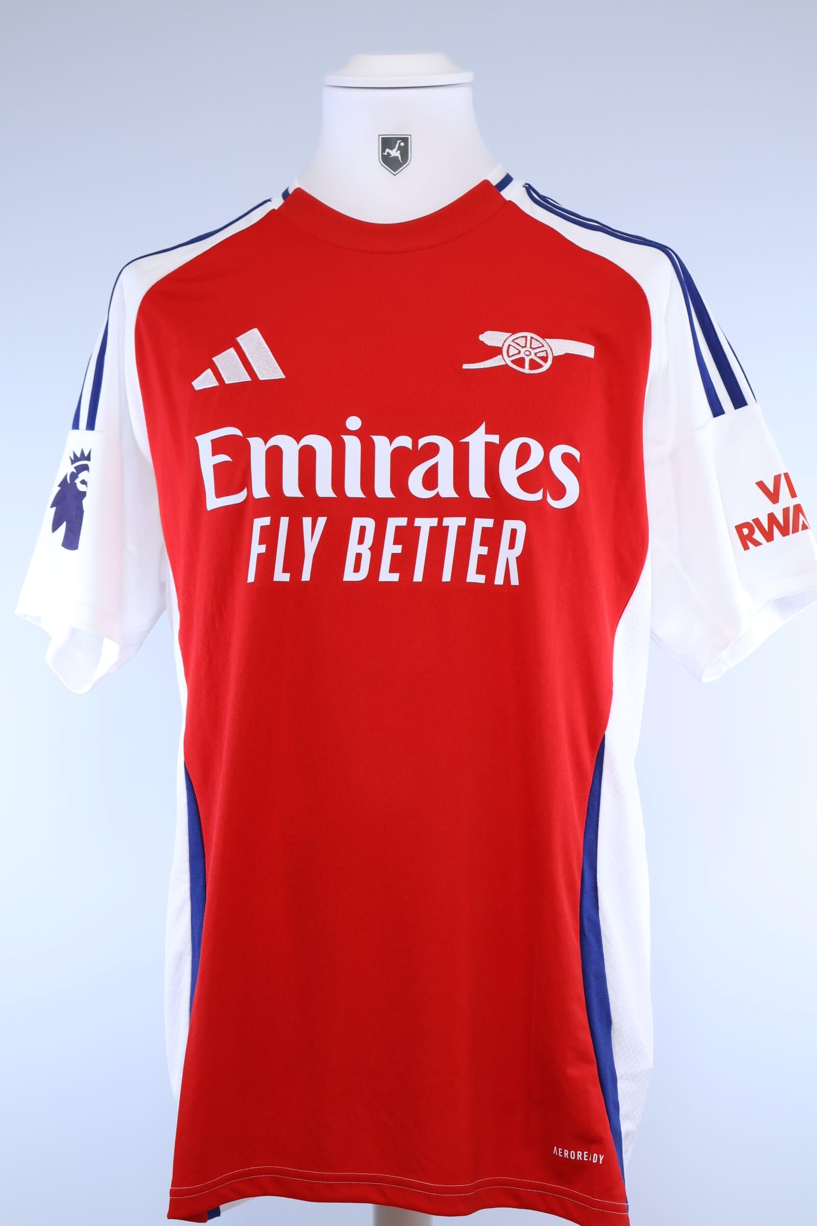 アーセナル J. TIMBER シャツ 12 2024/25 - ARSENAL - J. TIMBER - #12 - HOME SHIRT - L
