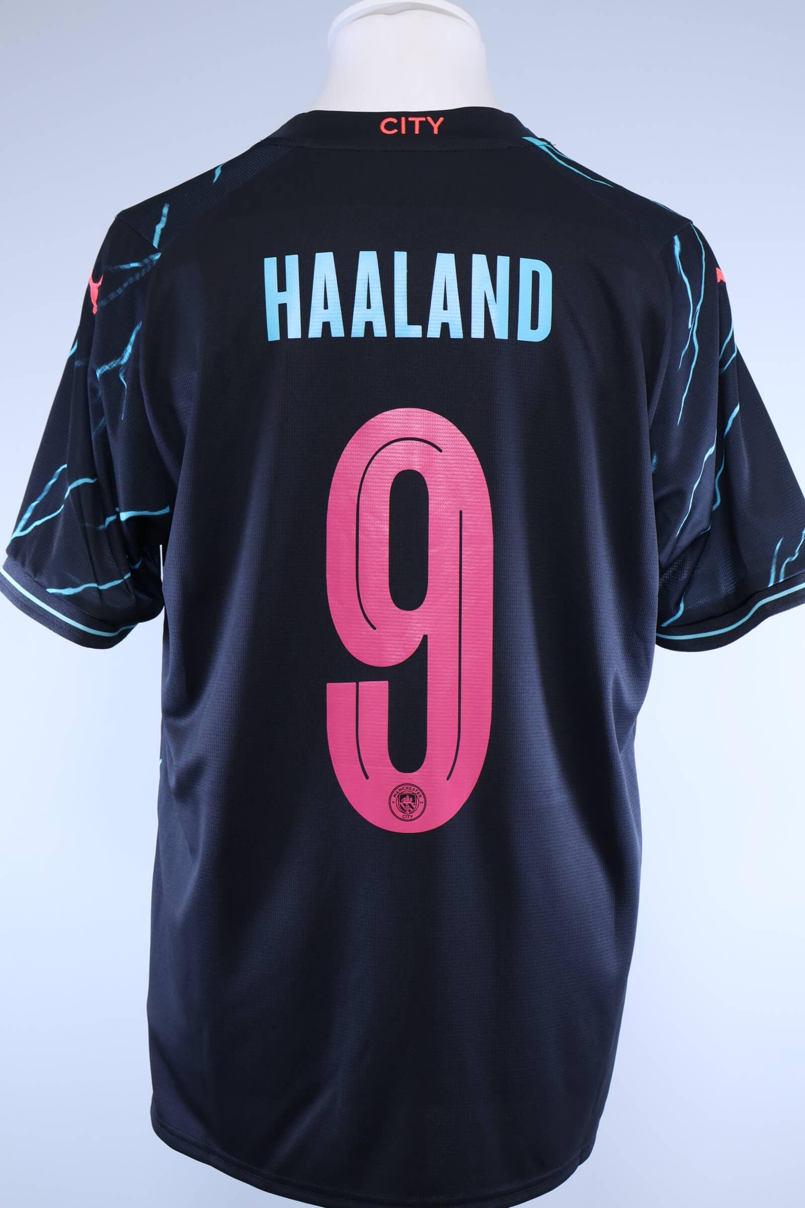 2023/24 - MANCHESTER CITY - HAALAND - #9 - THIRD SHIRT - L