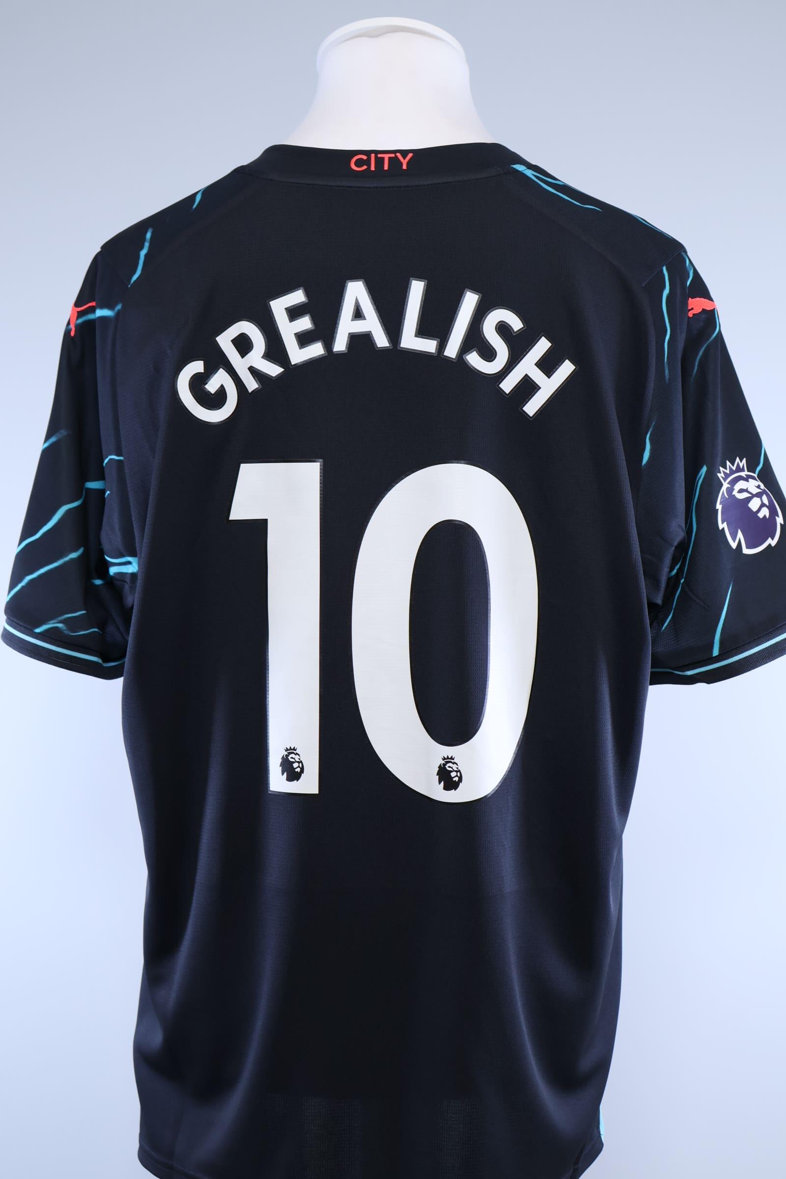 2023/24 - MANCHESTER CITY - GREALISH - #10 - THIRD SHIRT - XL