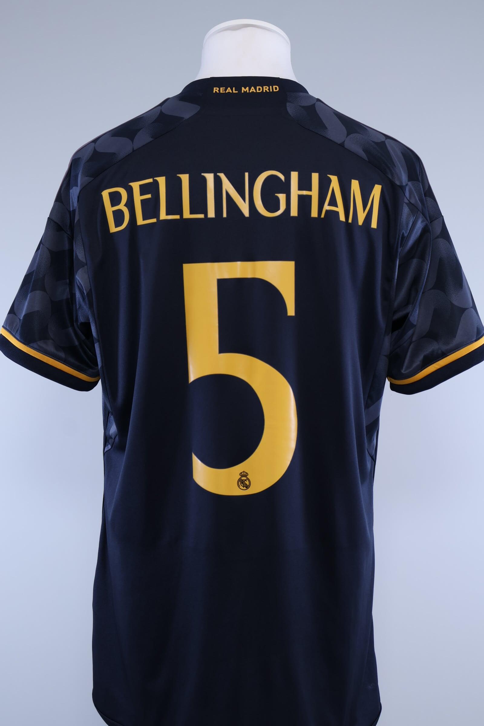 2023/24 - REAL MADRID - BELLINGHAM - #5 - AWAY SHIRT - L