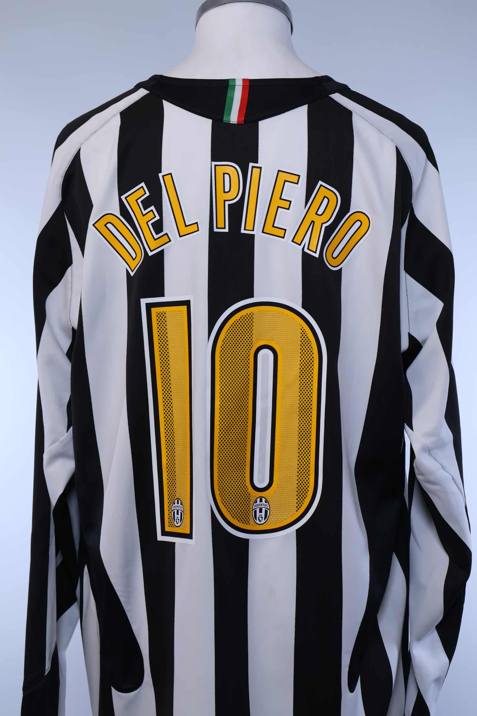 2005/06 - JUVENTUS - DEL PIERO - #10 - HOME SHIRT - XL