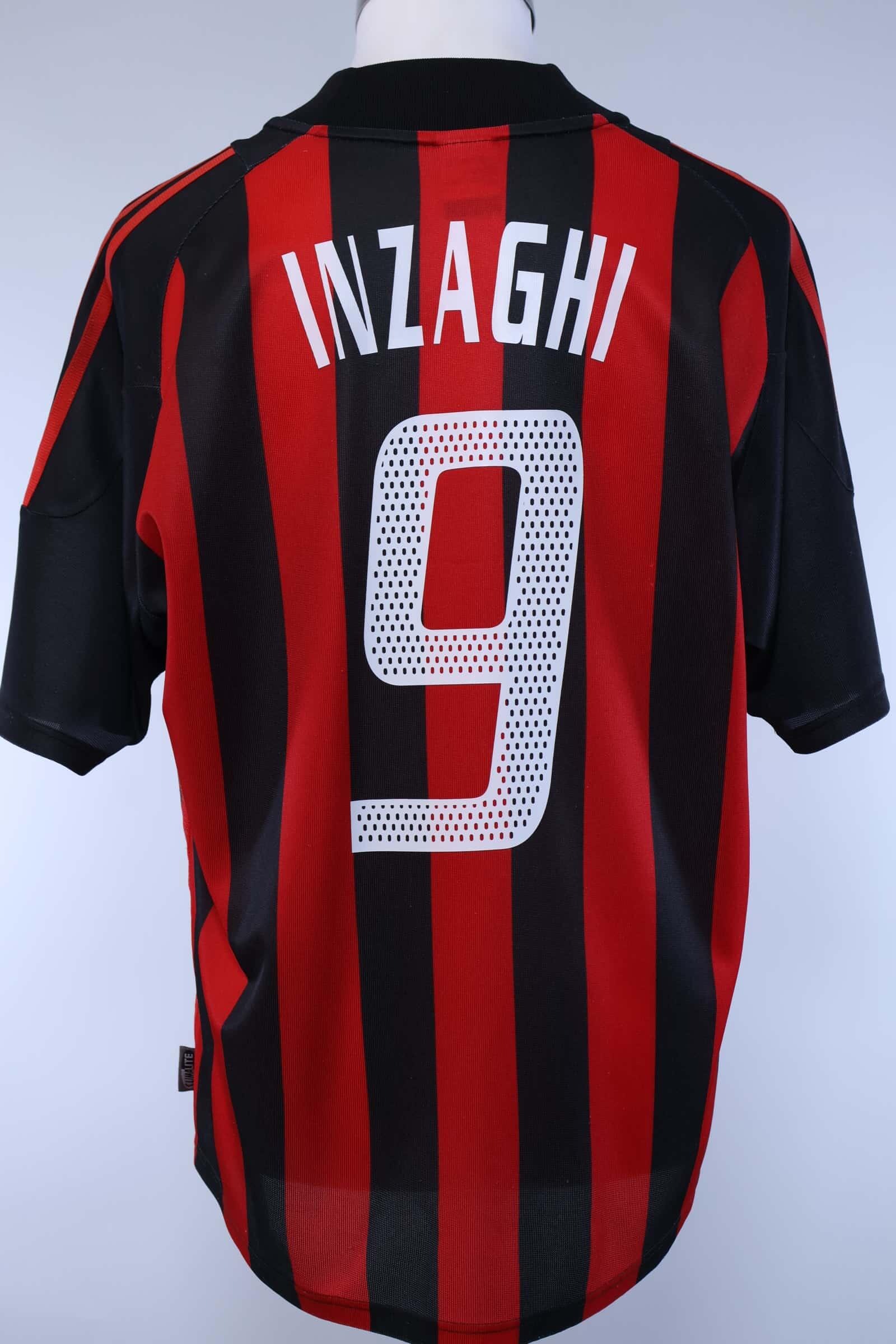 2002/03 - AC MILAN - INZAGHI - #9 - HOME SHIRT - L