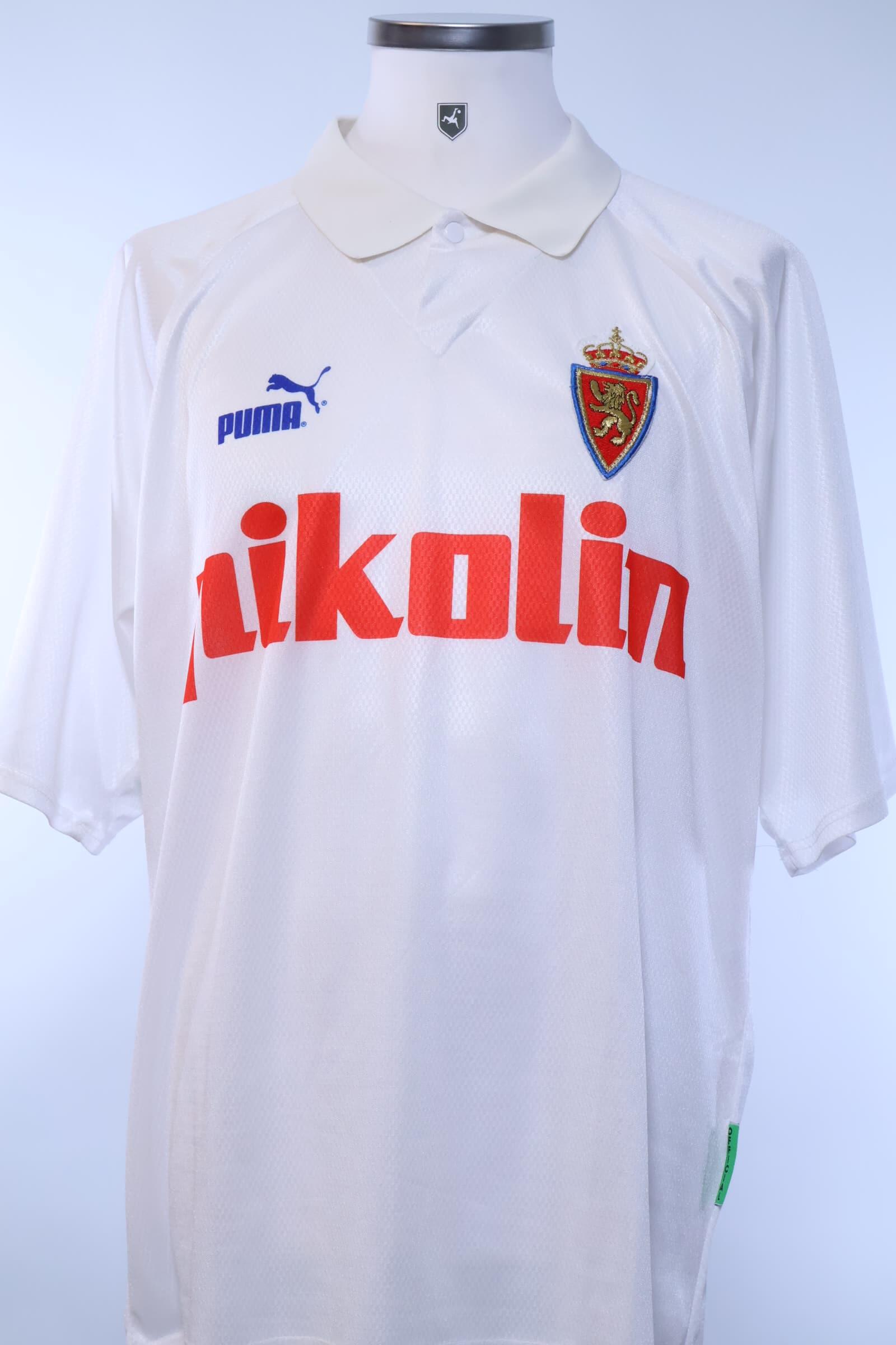 Real Zaragoza 1994/95 Home Shirt - XLAuthentic Original Football Shirt