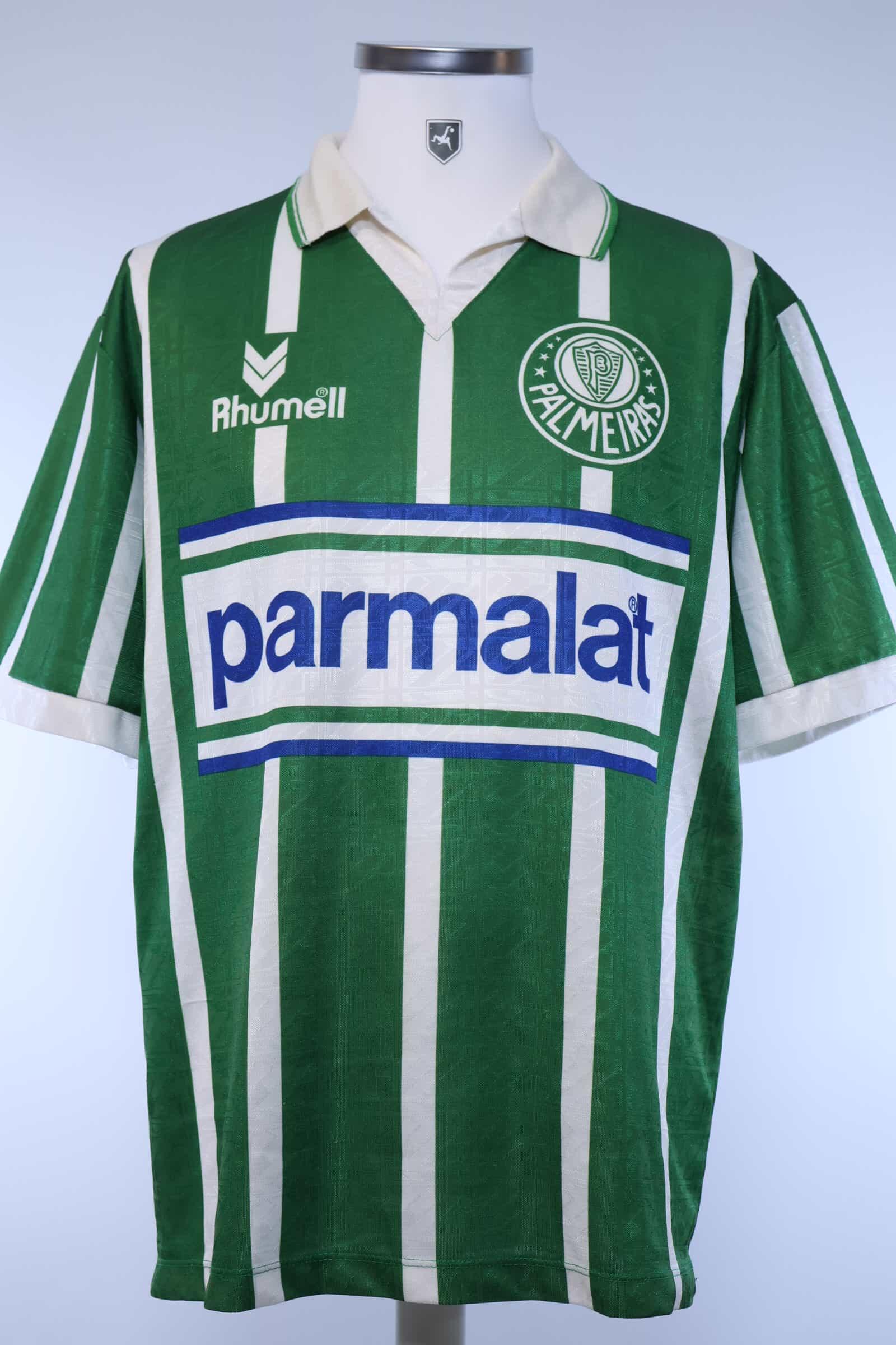 93/94 Rhumell パルメイラス ユニフォーム Parmalat 1993/94 - PALMEIRAS - #10 - HOME SHIRT - L