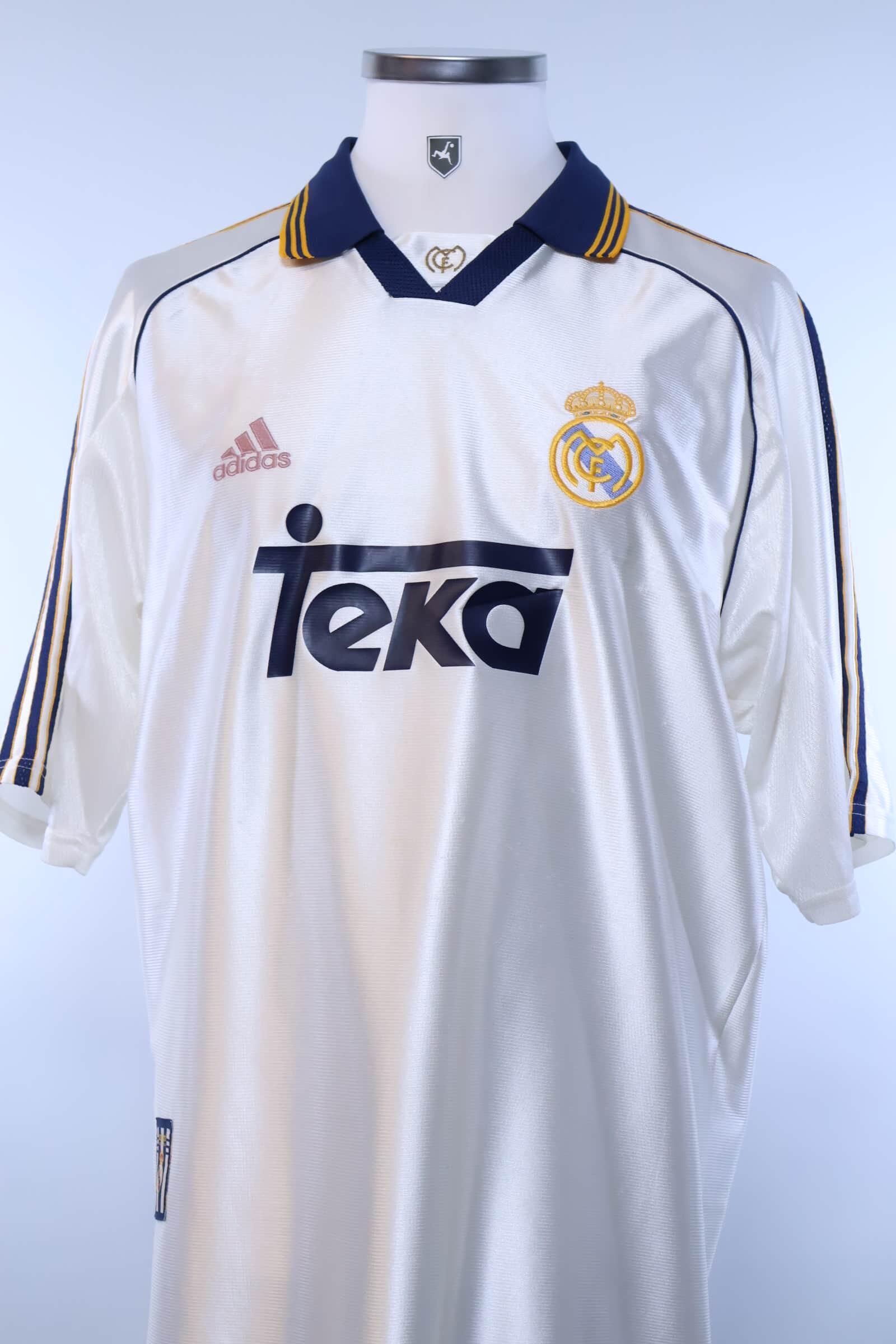 1998/99 - REAL MADRID - FIGO - #10 - HOME SHIRT - XL
