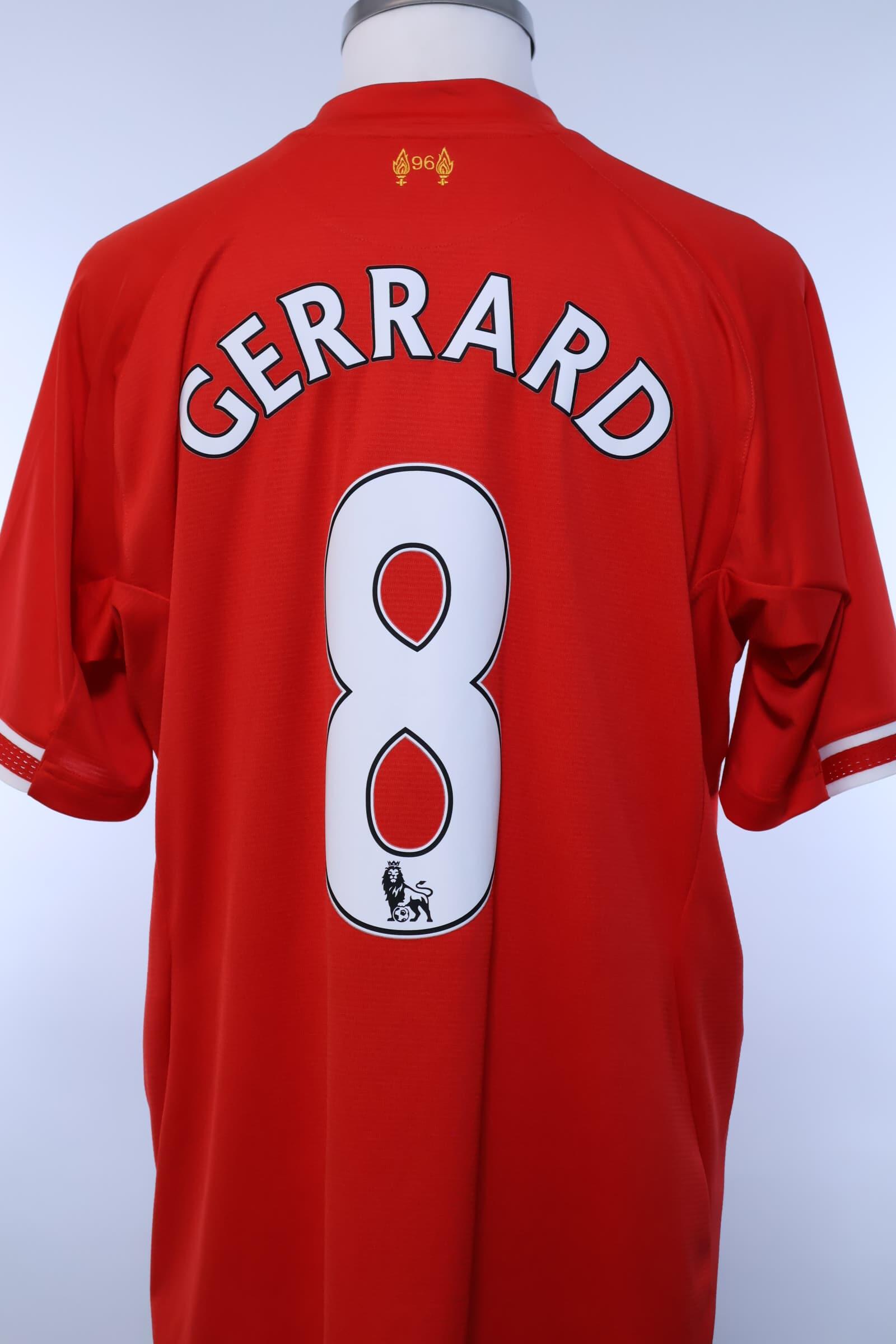 2013/14 - LIVERPOOL F.C - GERRARD - #8 - HOME SHIRT - XL