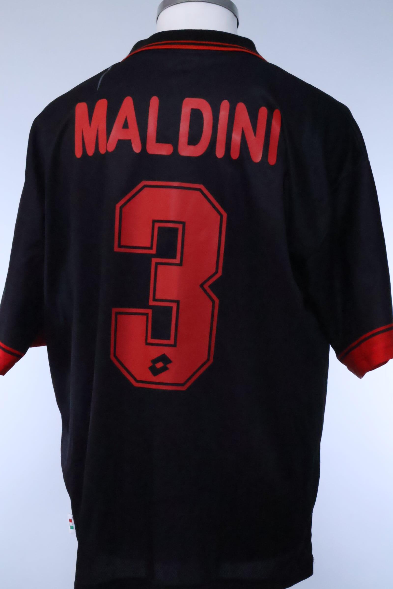1996/97 - AC MILAN - MALDINI - #3 - THIRD SHIRT - L