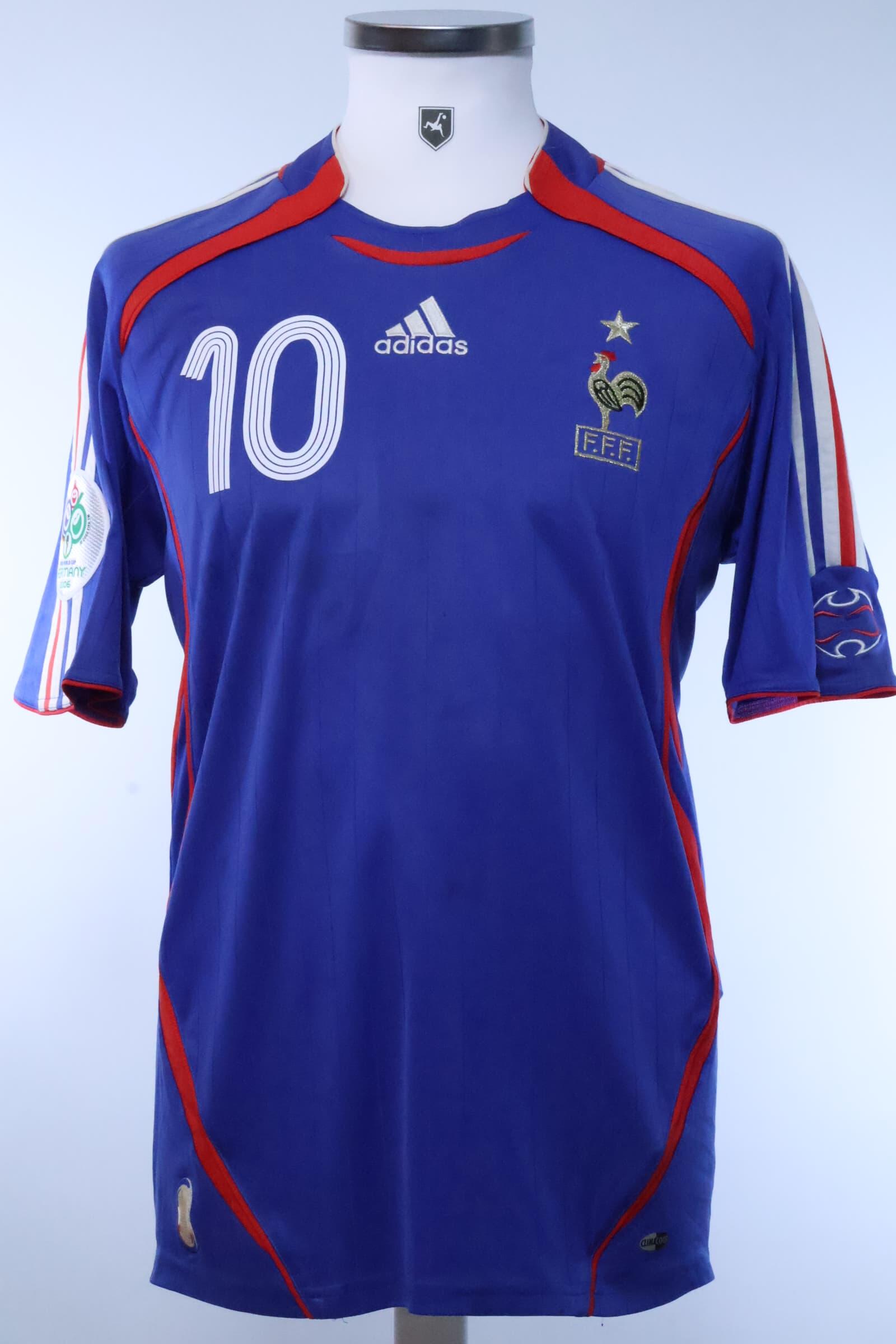 France 2006/07 Zidane #10 Home Shirt - M