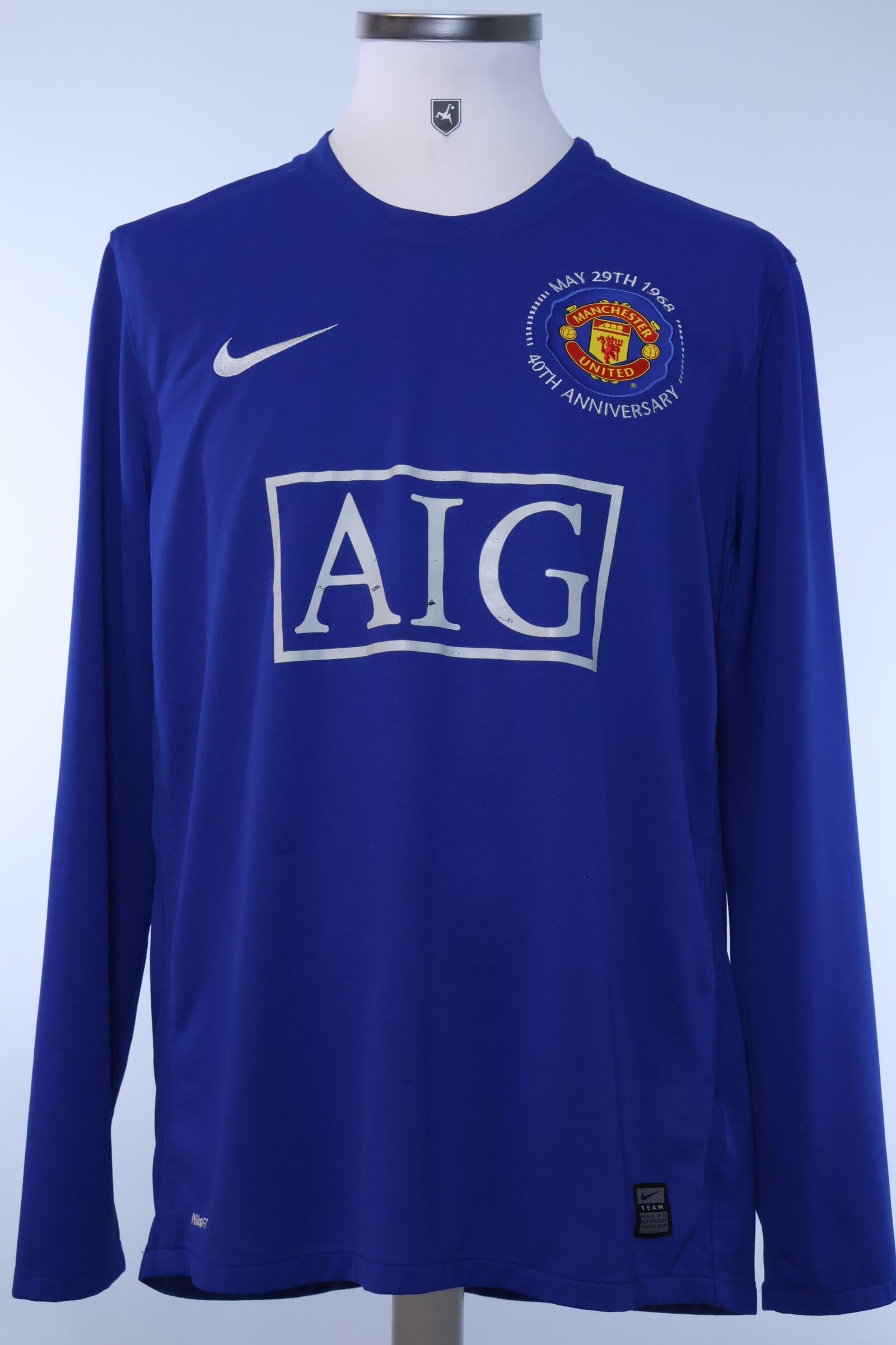 Manchester United 2008/09 Berbatov #9 40Th Anniversary Third Shirt