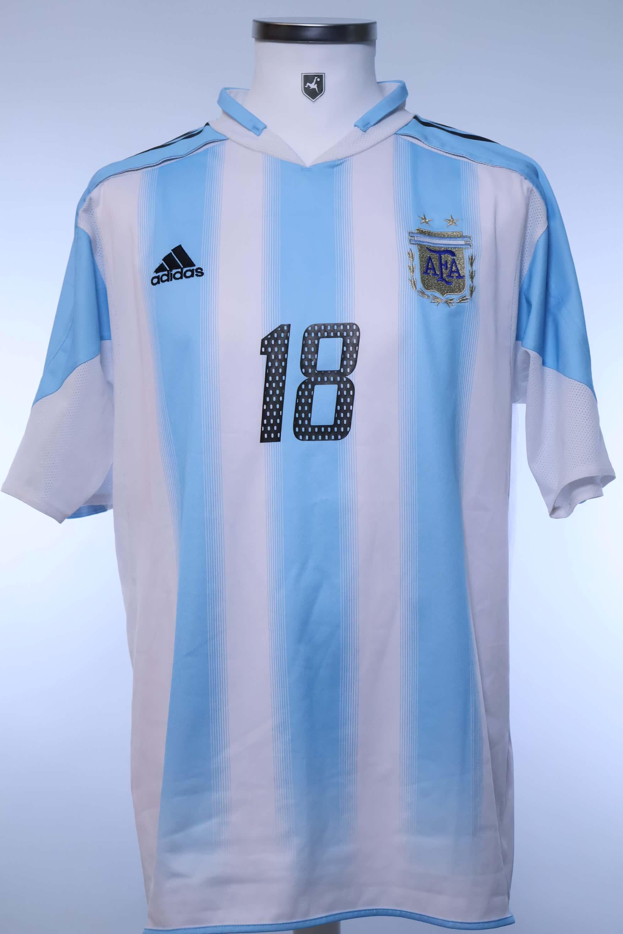 Argentina 2004/ Messi #18 Home Shirt - L
