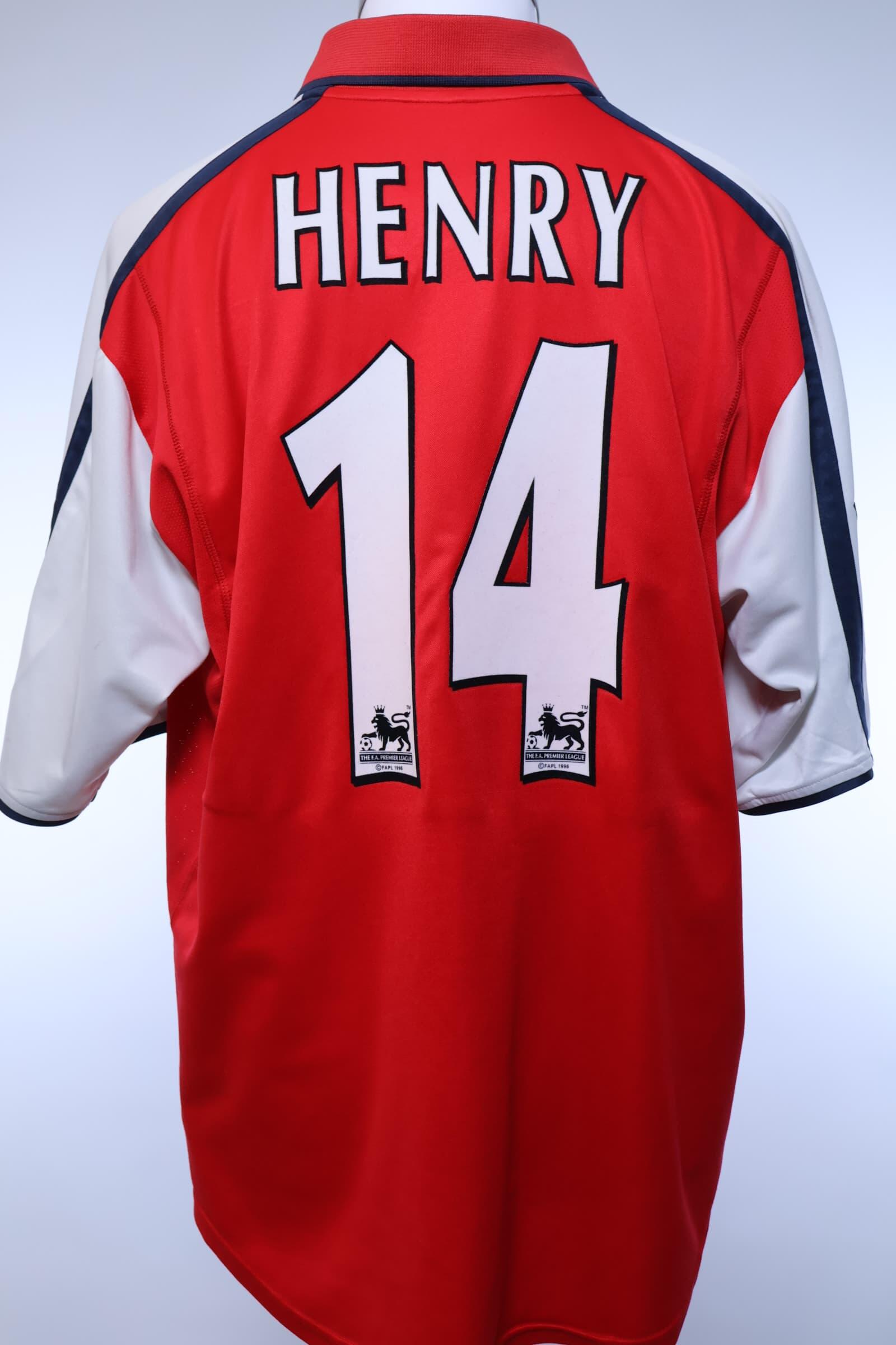 Arsenal Henry #14 2000/02 Home Shirt - XL