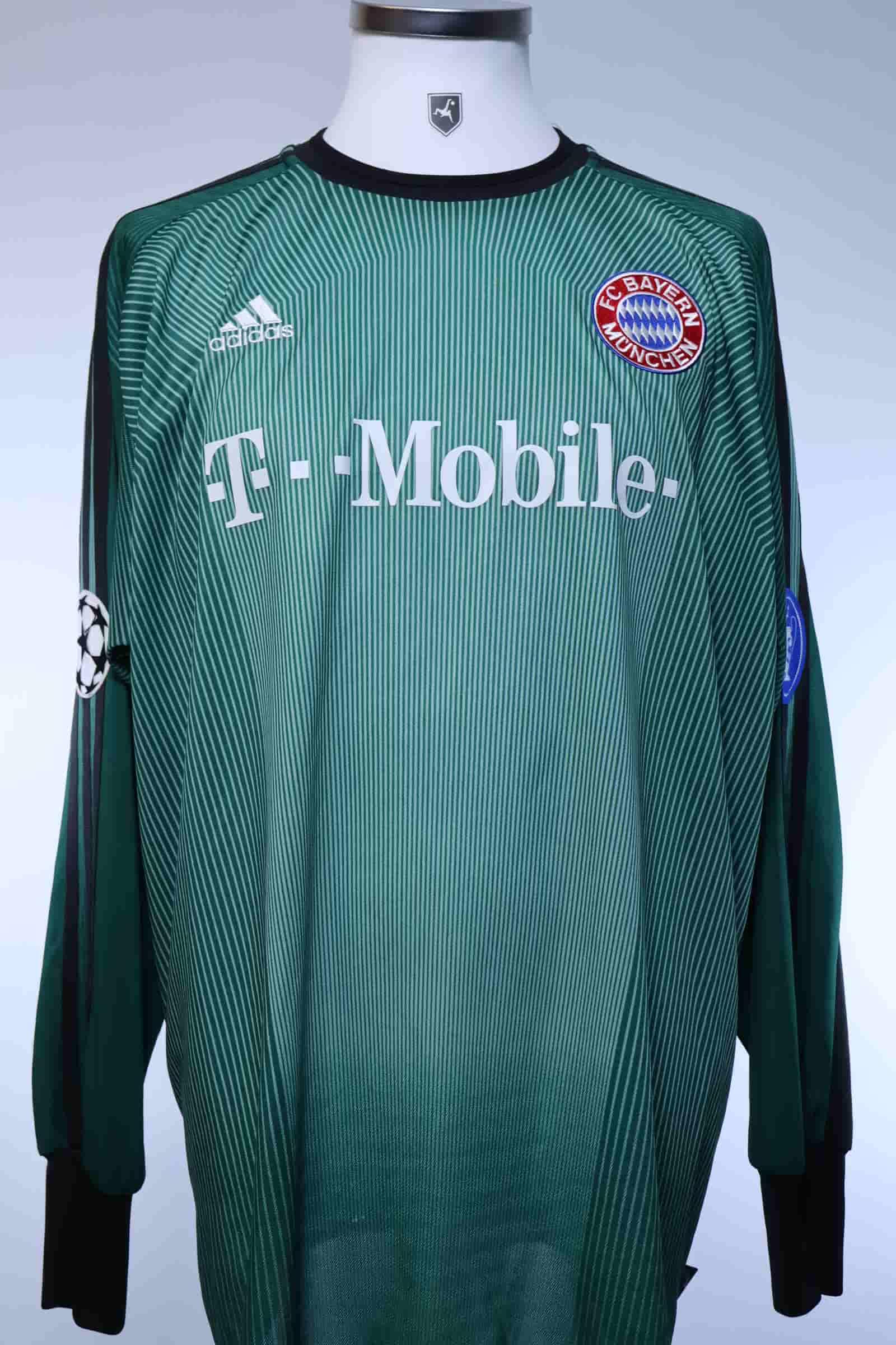 Bayern Munich Kahn #1 2003/04 Goalkeeper Shirt - XL