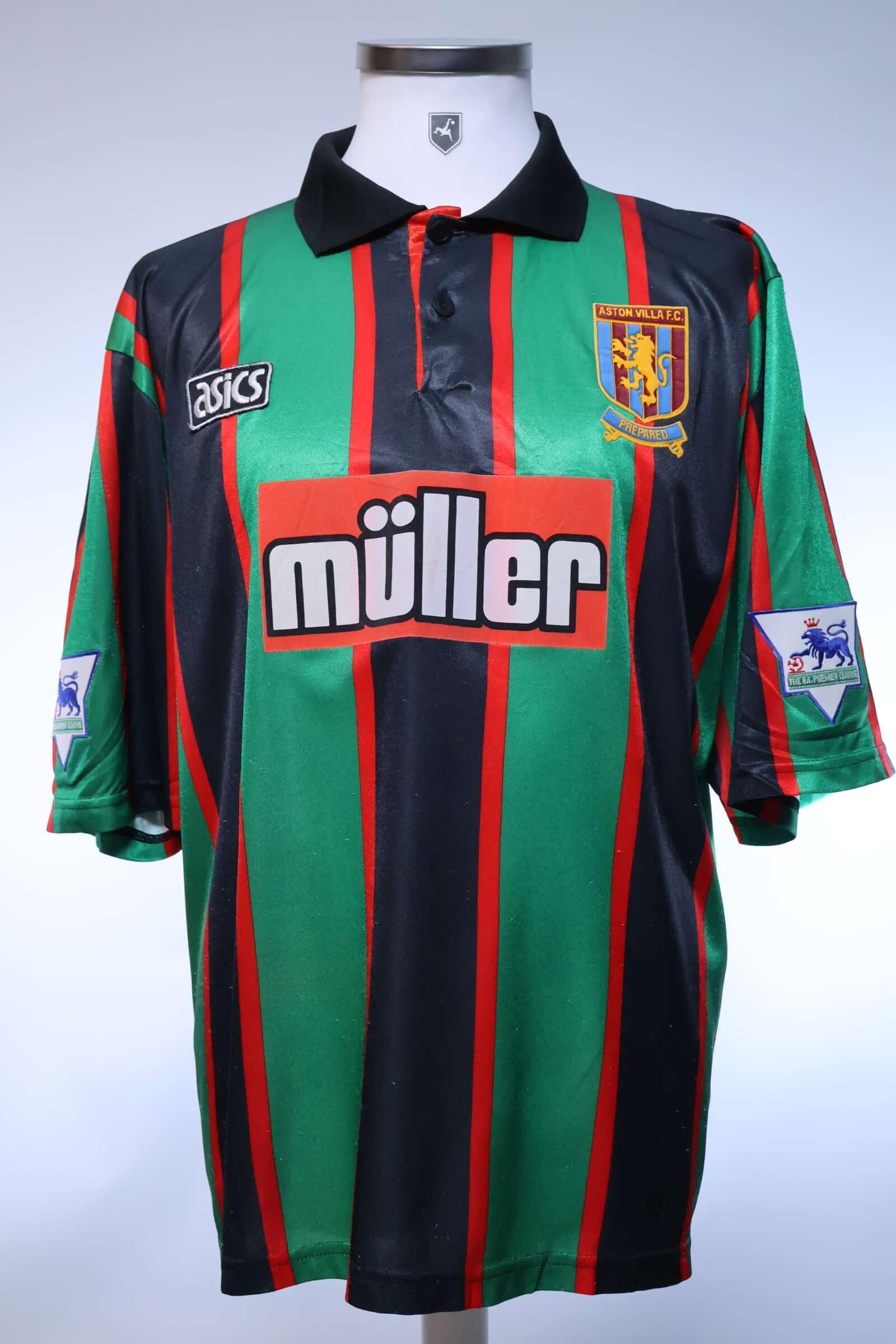 Aston Villa Saunders #9 1993/95 Away Shirt - XL