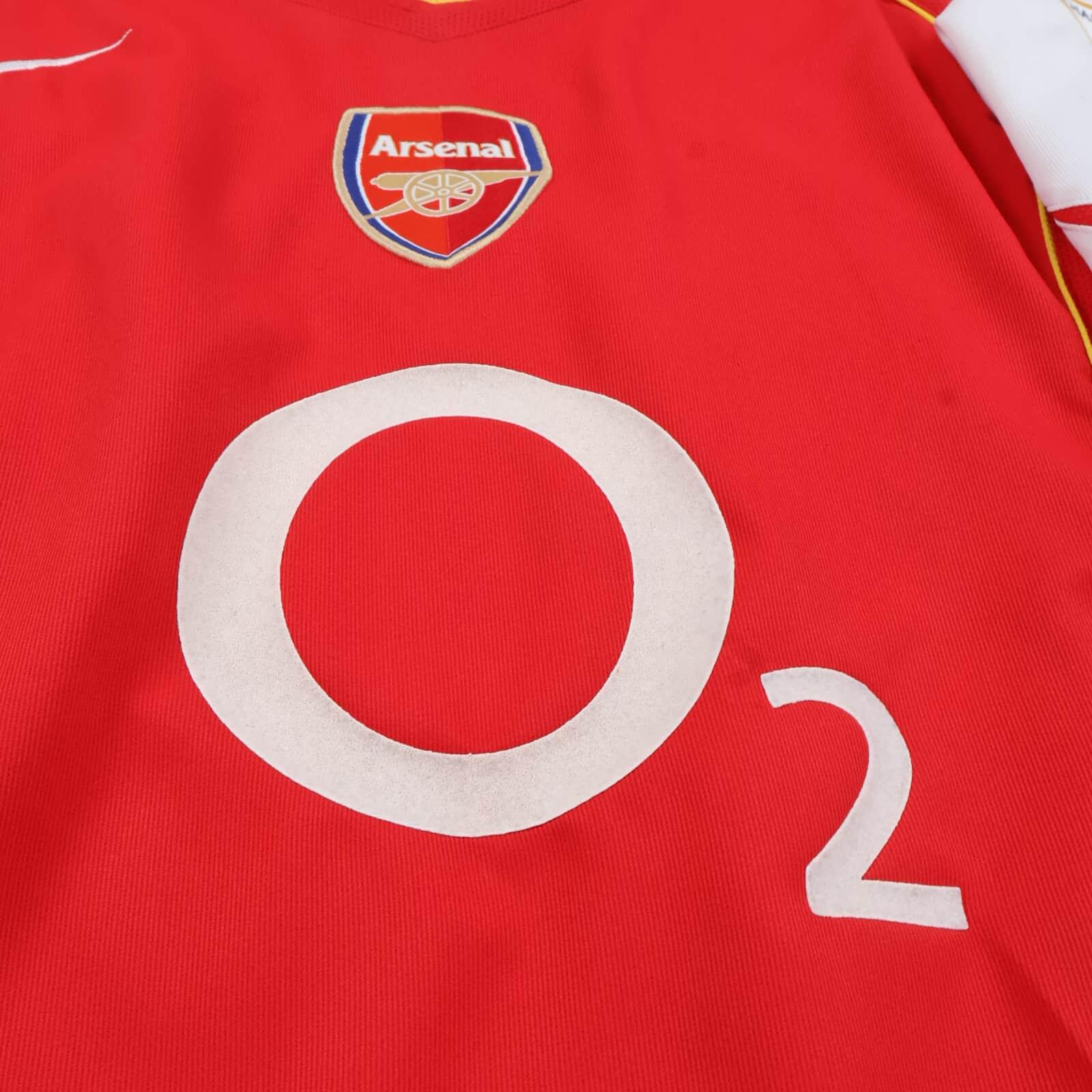 Arsenal Bergkamp #10 2004/05 Home Shirt - M