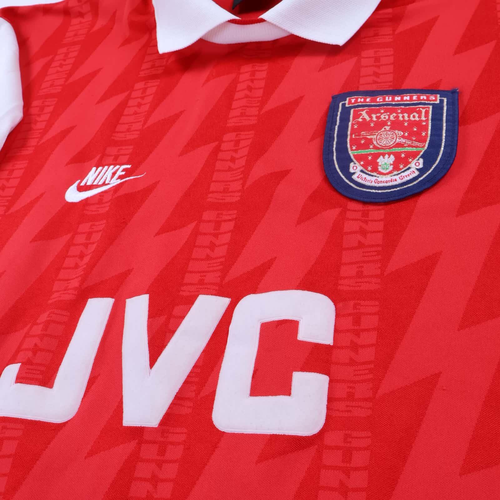 Arsenal Bergkamp #10 1994/96 Home Shirt - L