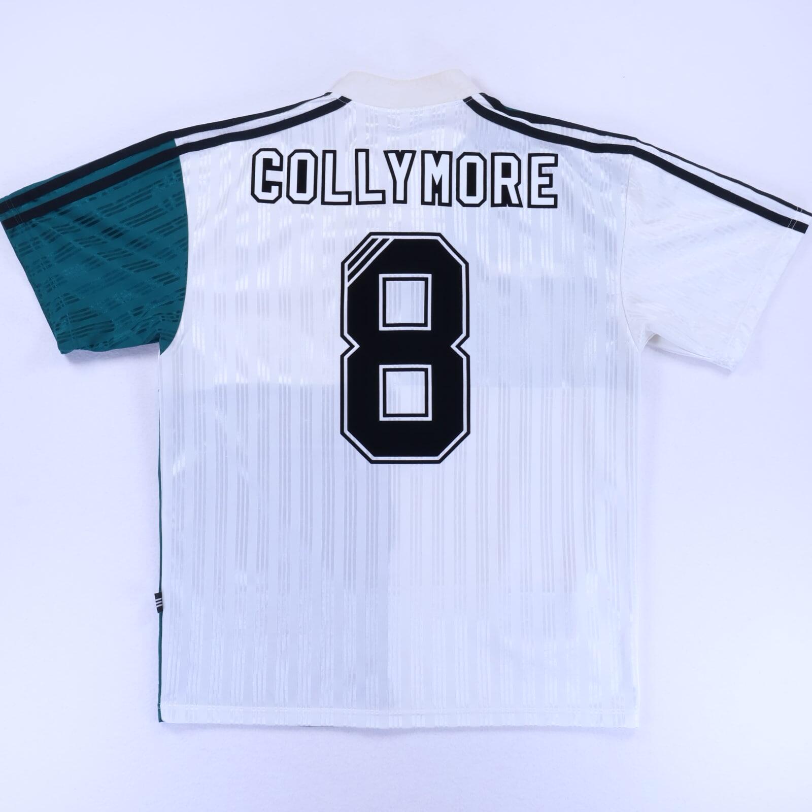 Liverpool F.C Collymore #8 1995/96 Away Shirt - M- FRONT