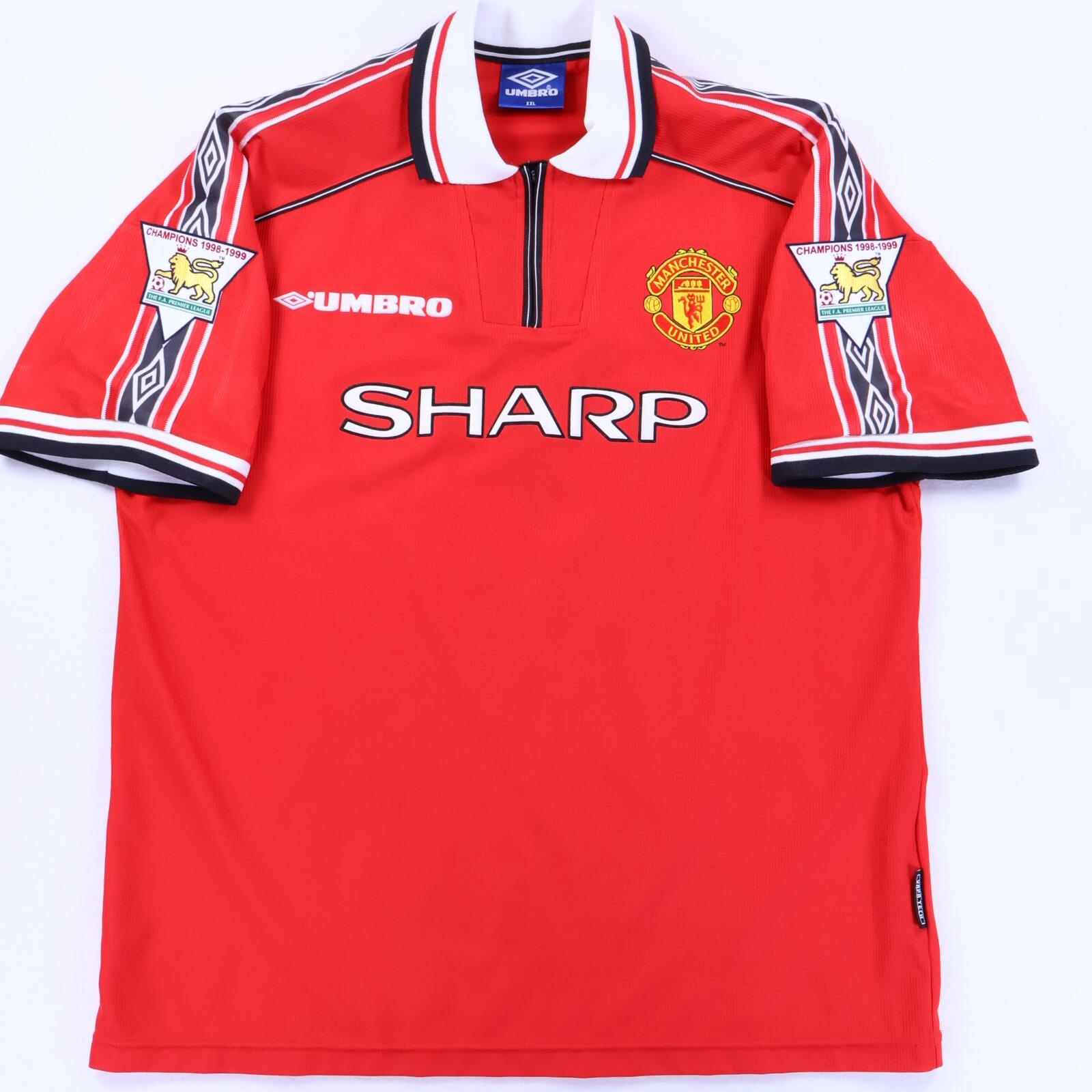 Manchester United Stam #6 1998/99 Home Shirt - XXL