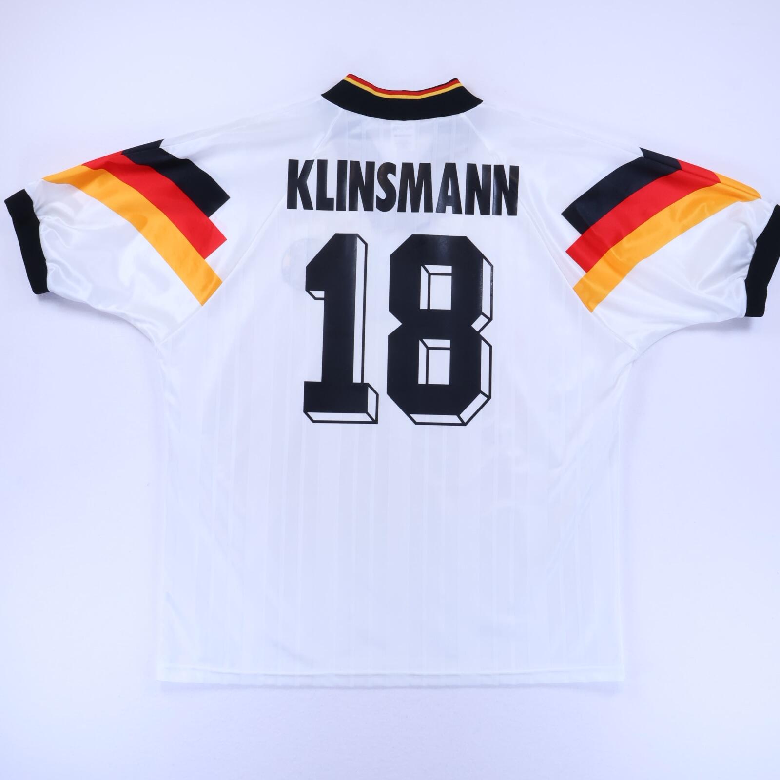 Germany Klinsmann #18 1992/94 Home Shirt - L