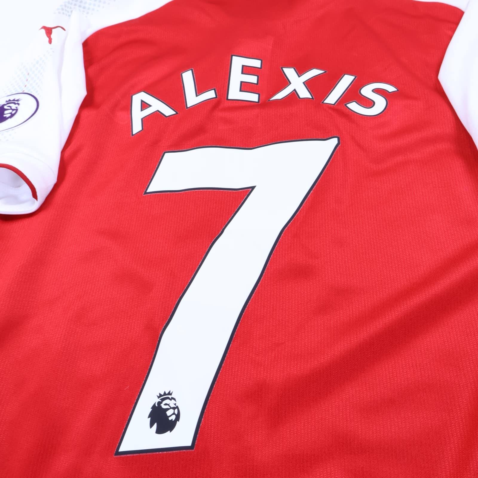 Arsenal Alexis #7 2017/18 Home Shirt - M