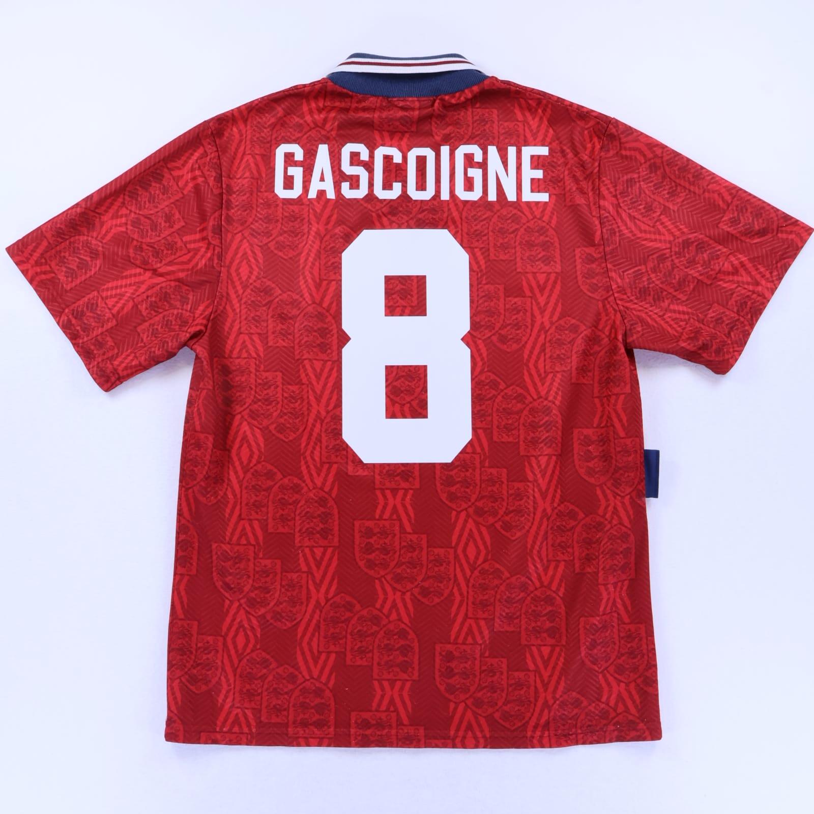 England Gascoigne #8 1993/95 Away Shirt - M