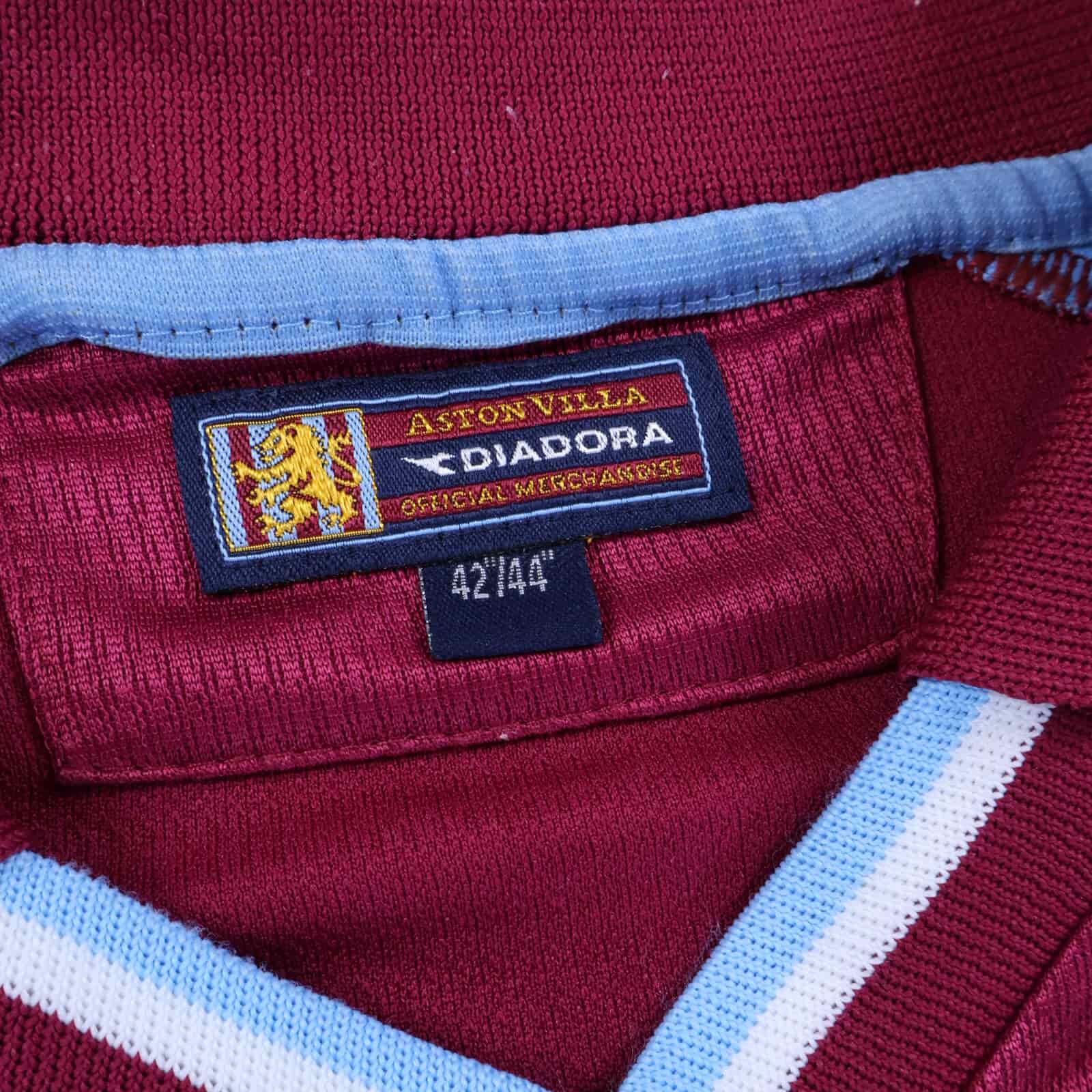Aston Villa Ginola #14 2000/01 Home Shirt - L