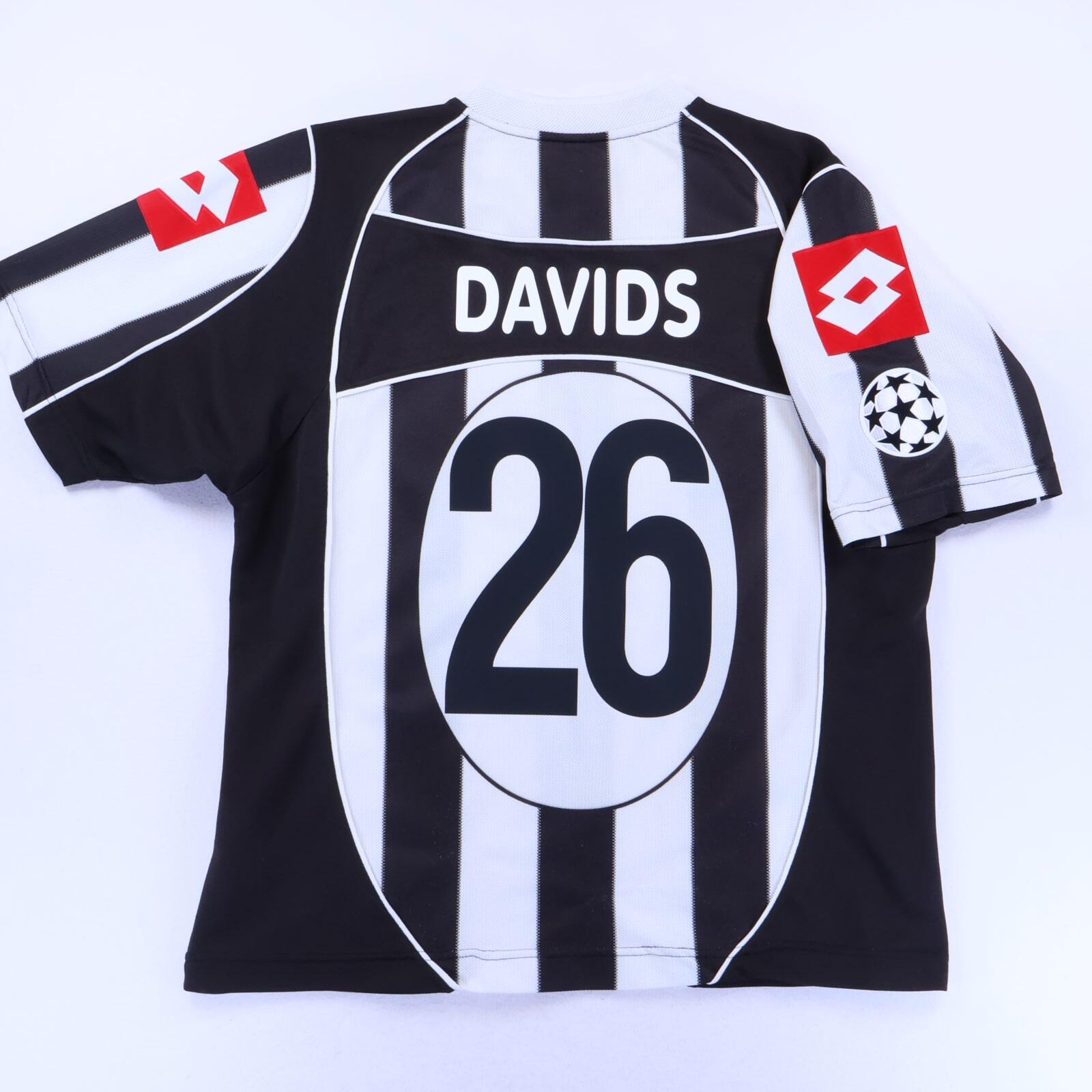 Juventus Davids #26 2002/03 Home Shirt - XL
