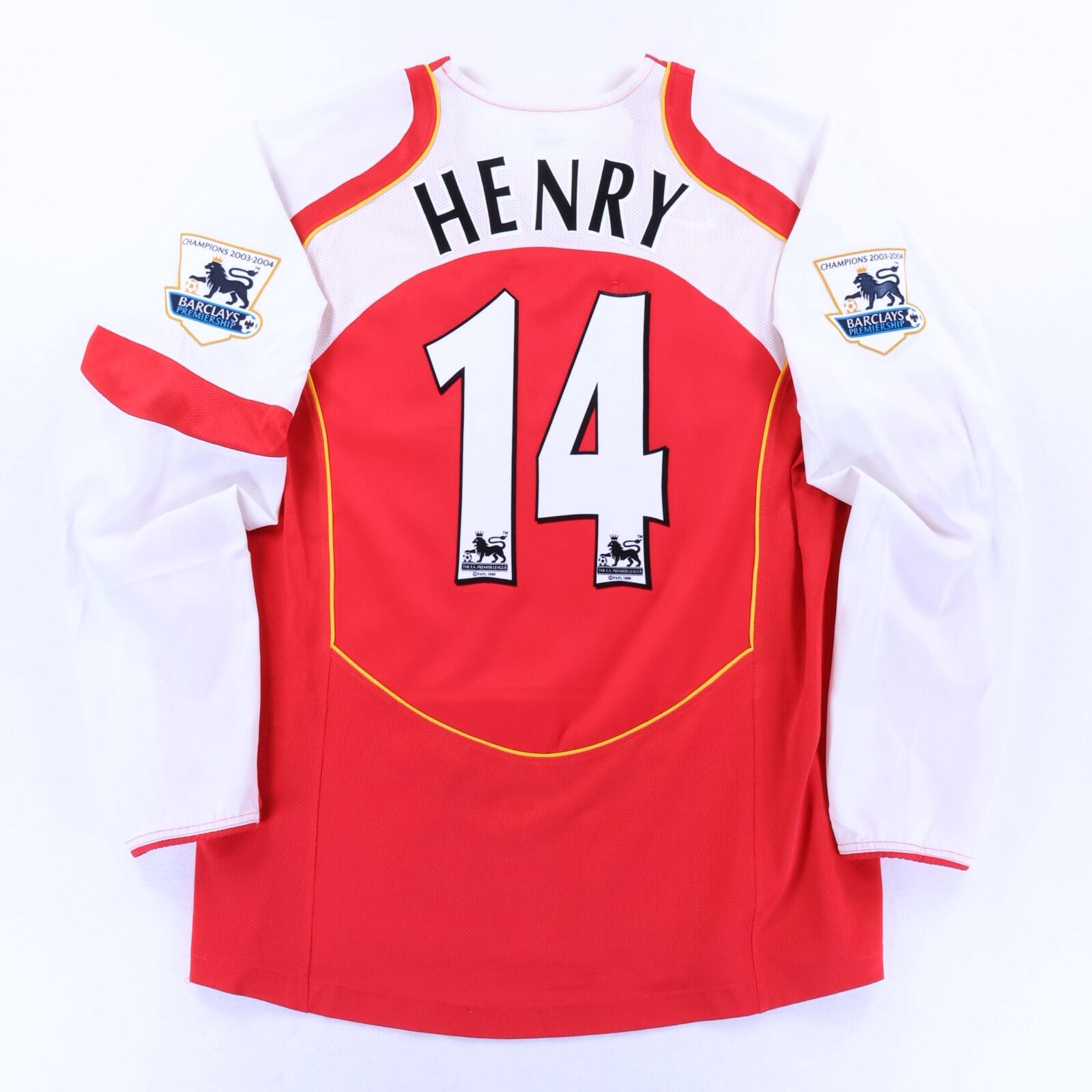 Arsenal Henry #14 2004/05 Home Shirt - L