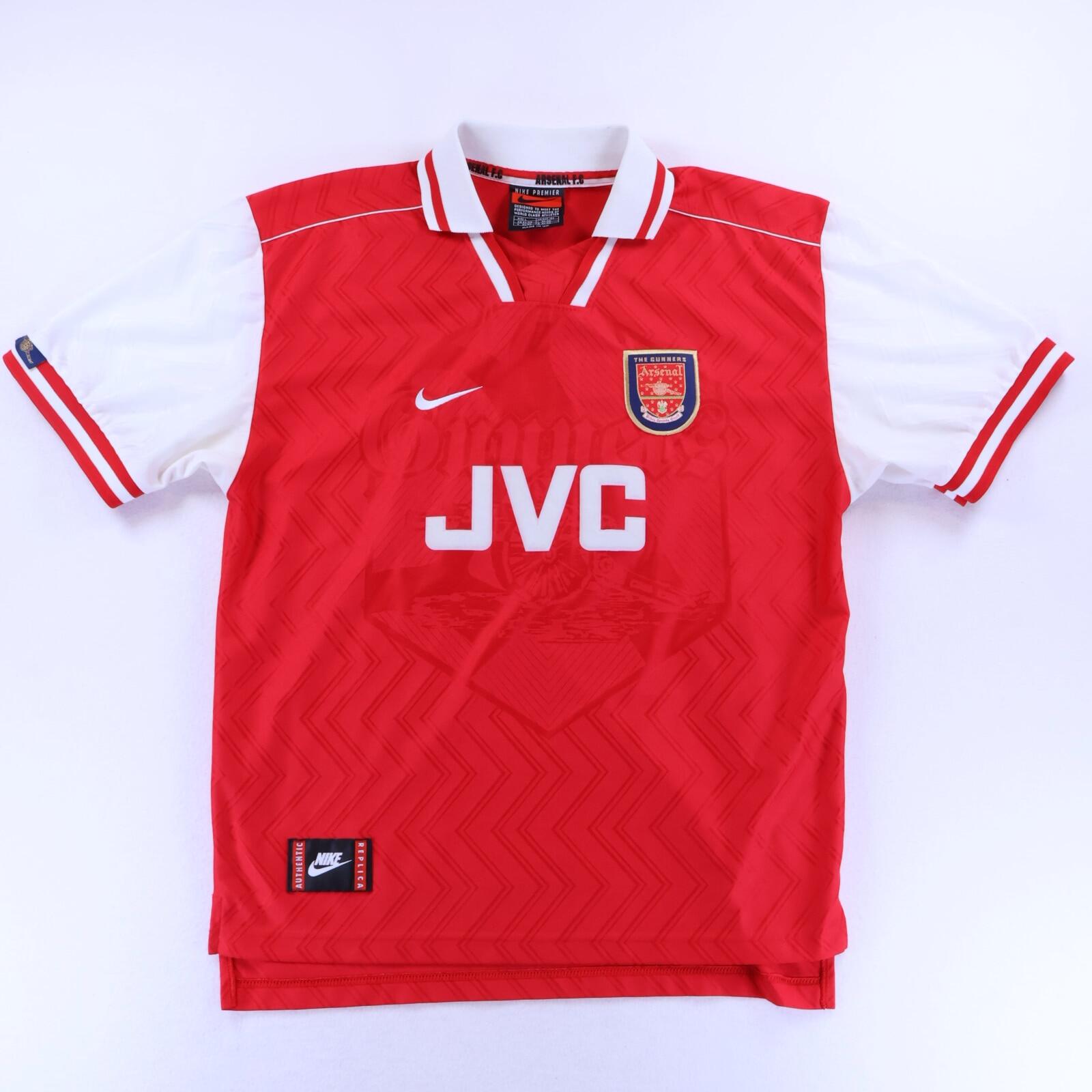 Arsenal Bergkamp #10 1996/98 Home Shirt - L