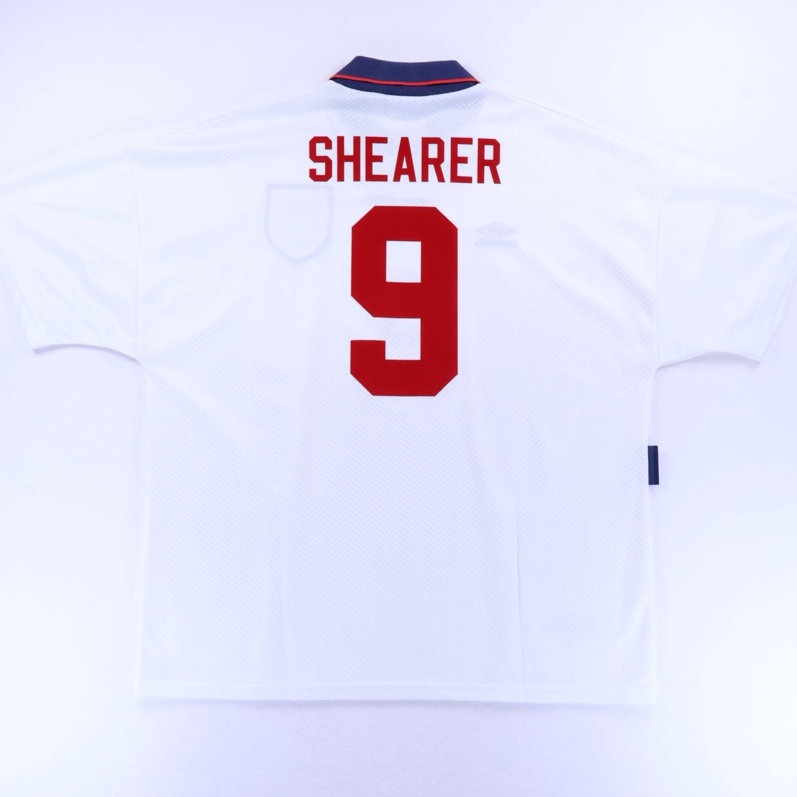 England Shearer #9 1993/95 Home Shirt - XXL- FRONT