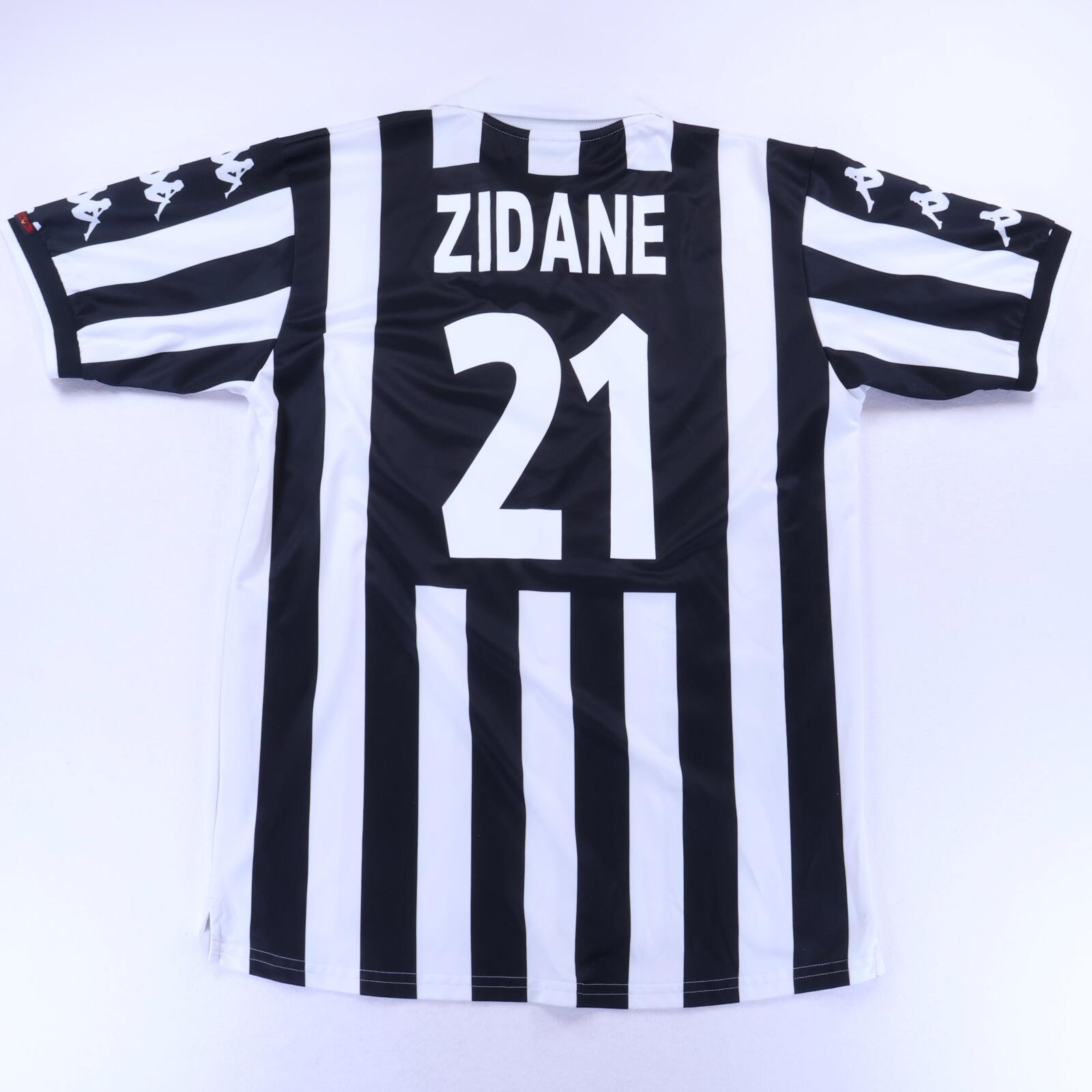 Juventus Zidane #21 1998/99 Home Shirt - XL
