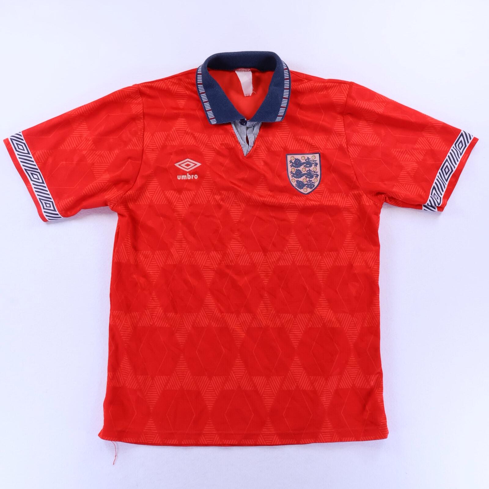 England 1990/93 Away Shirt - M- FRONT