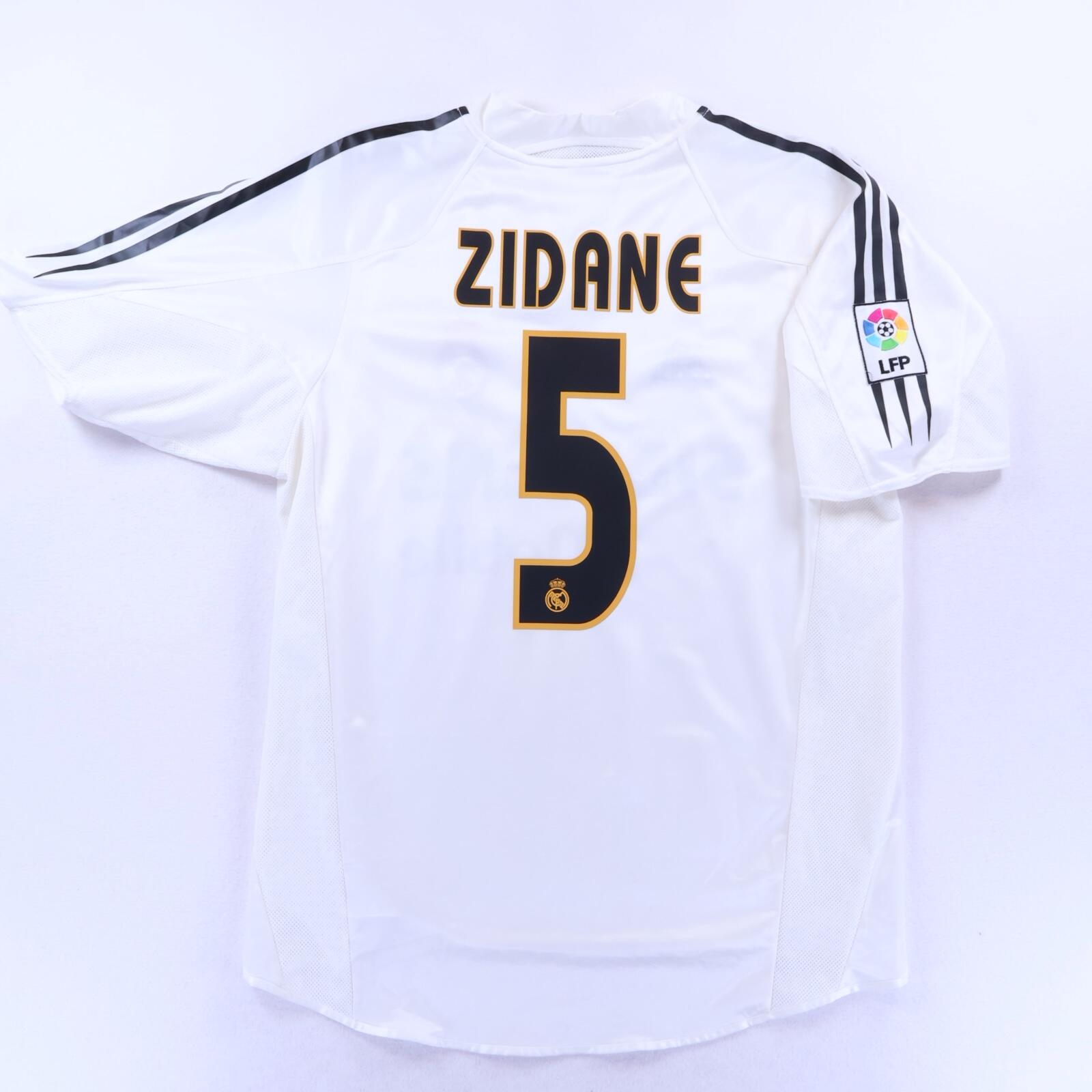 Real Madrid Zidane #5 2002/03 Home Shirt - M